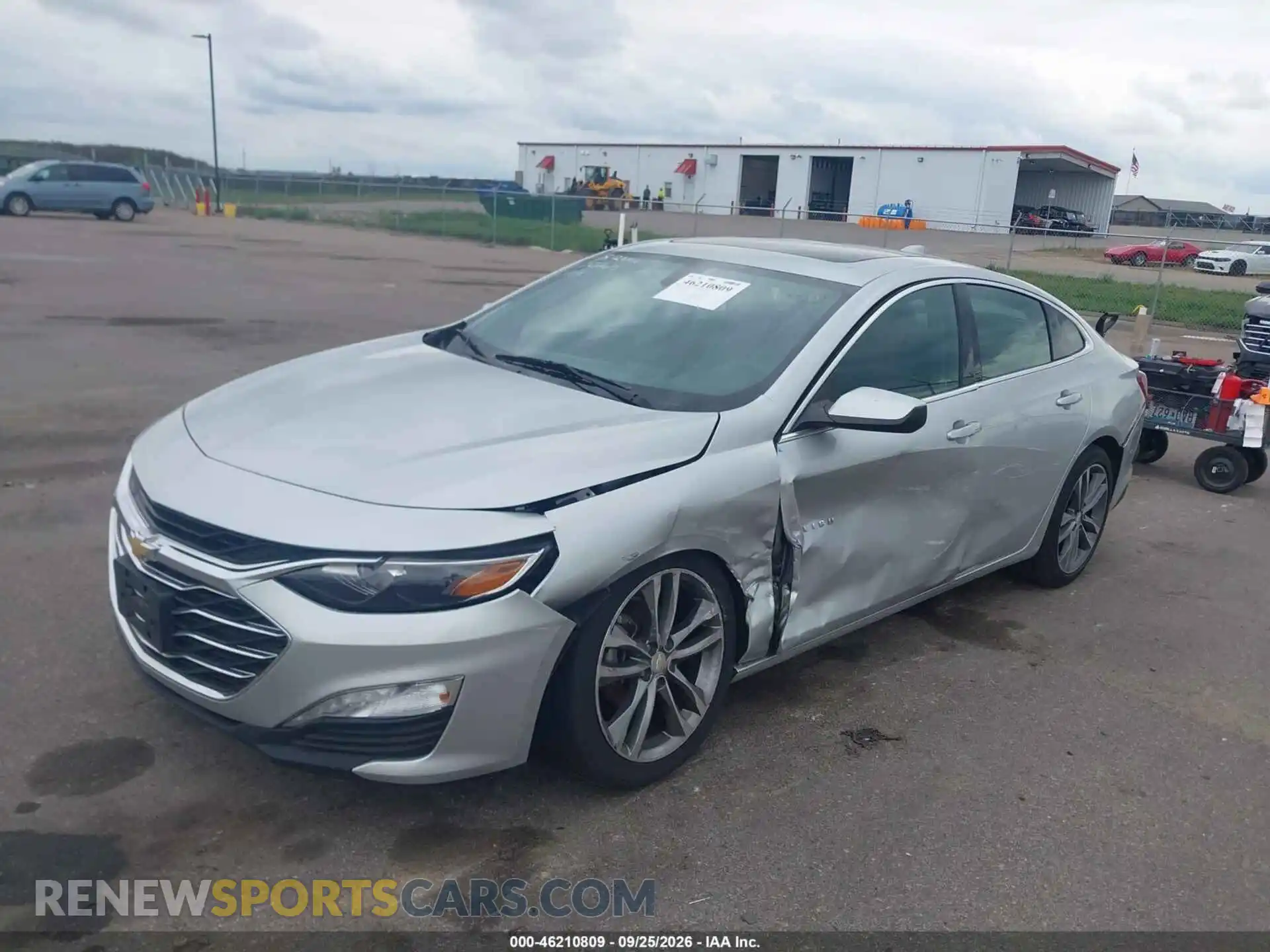2 Photograph of a damaged car 1G1ZD5ST6MF045763 CHEVROLET MALIBU 2021