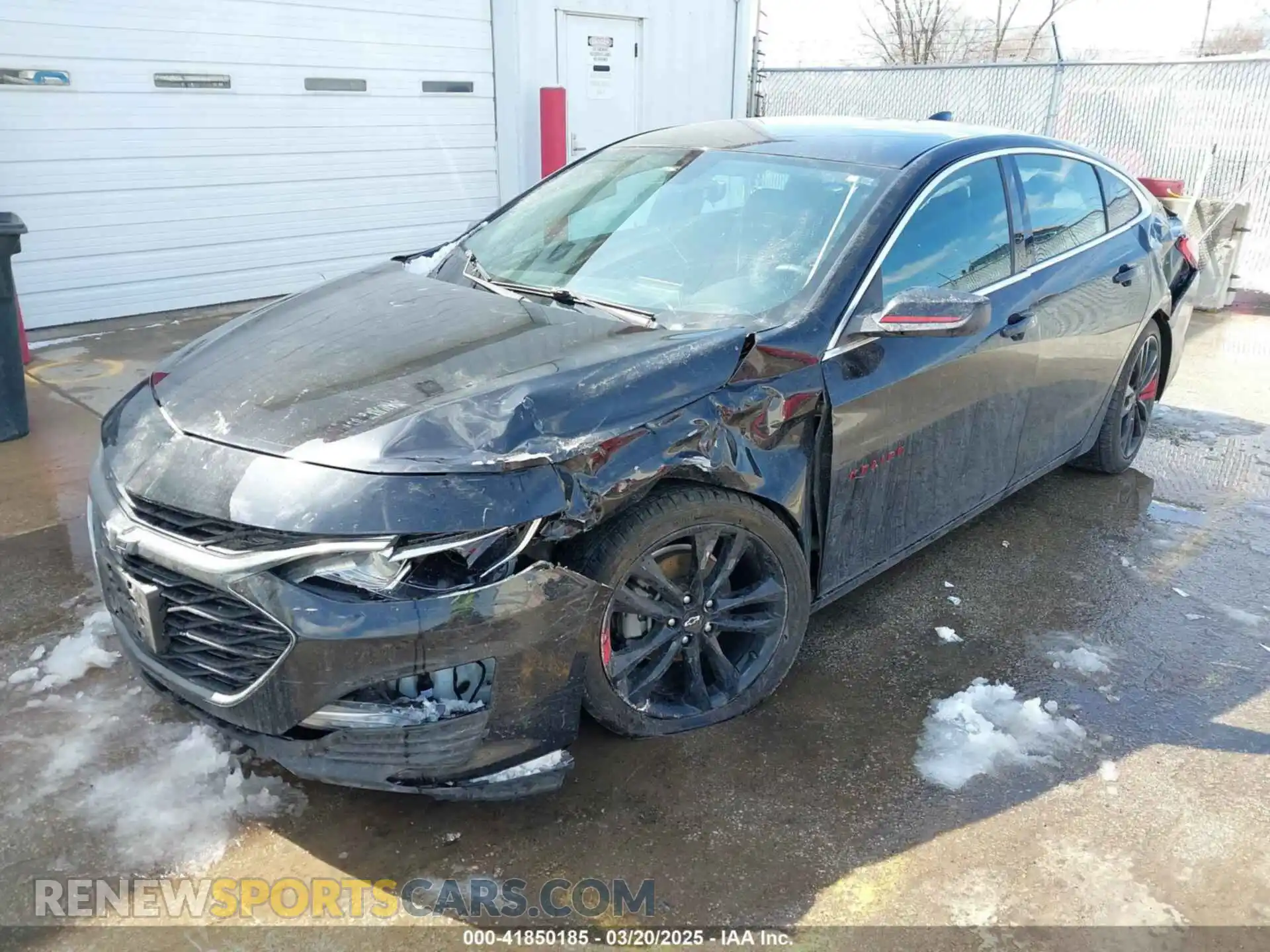 2 Photograph of a damaged car 1G1ZD5ST6MF048422 CHEVROLET MALIBU 2021
