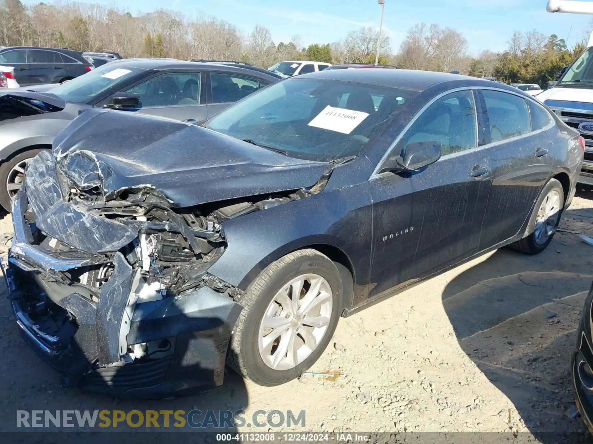 2 Photograph of a damaged car 1G1ZD5ST6MF049537 CHEVROLET MALIBU 2021