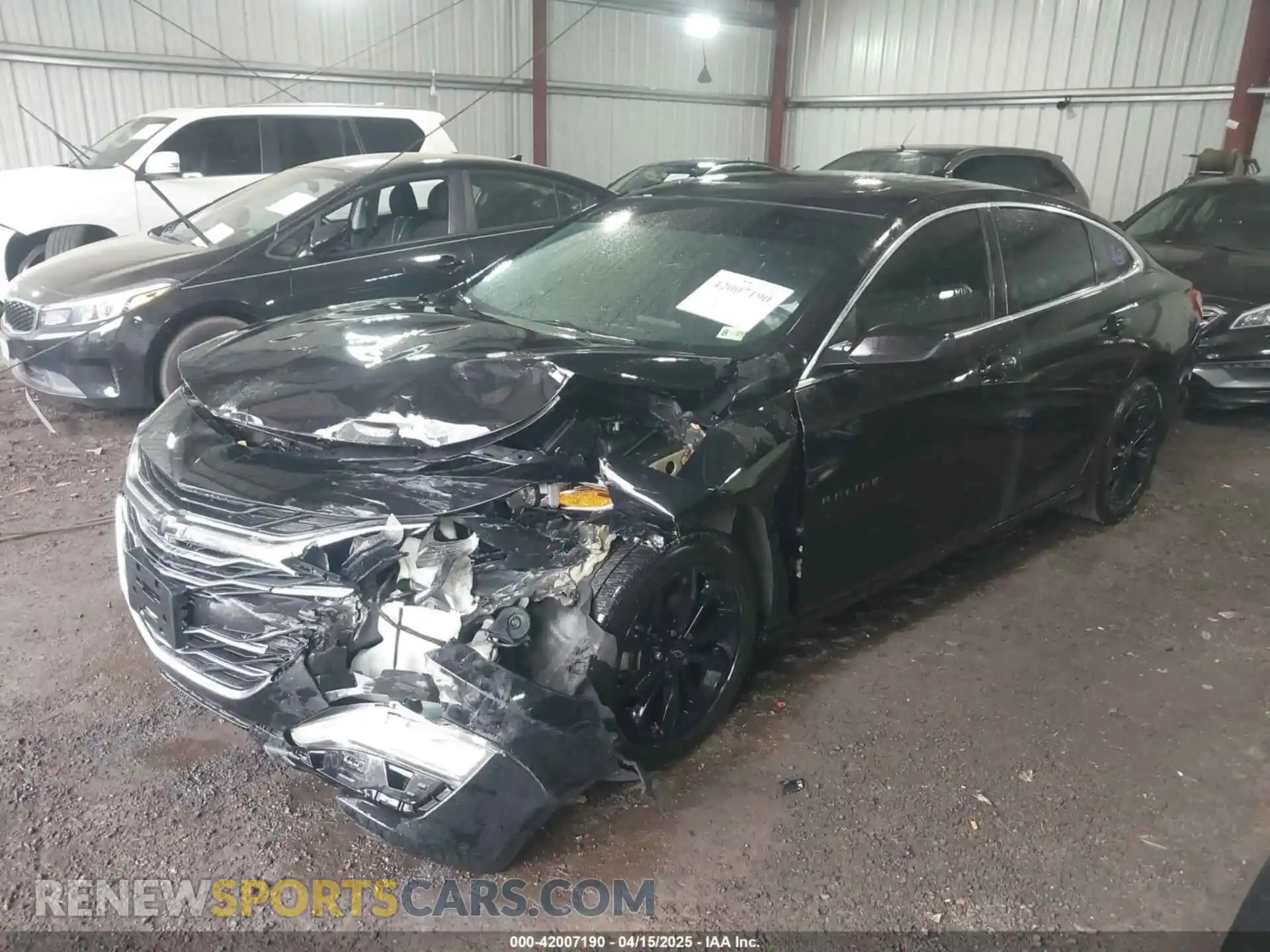 2 Photograph of a damaged car 1G1ZD5ST6MF054401 CHEVROLET MALIBU 2021