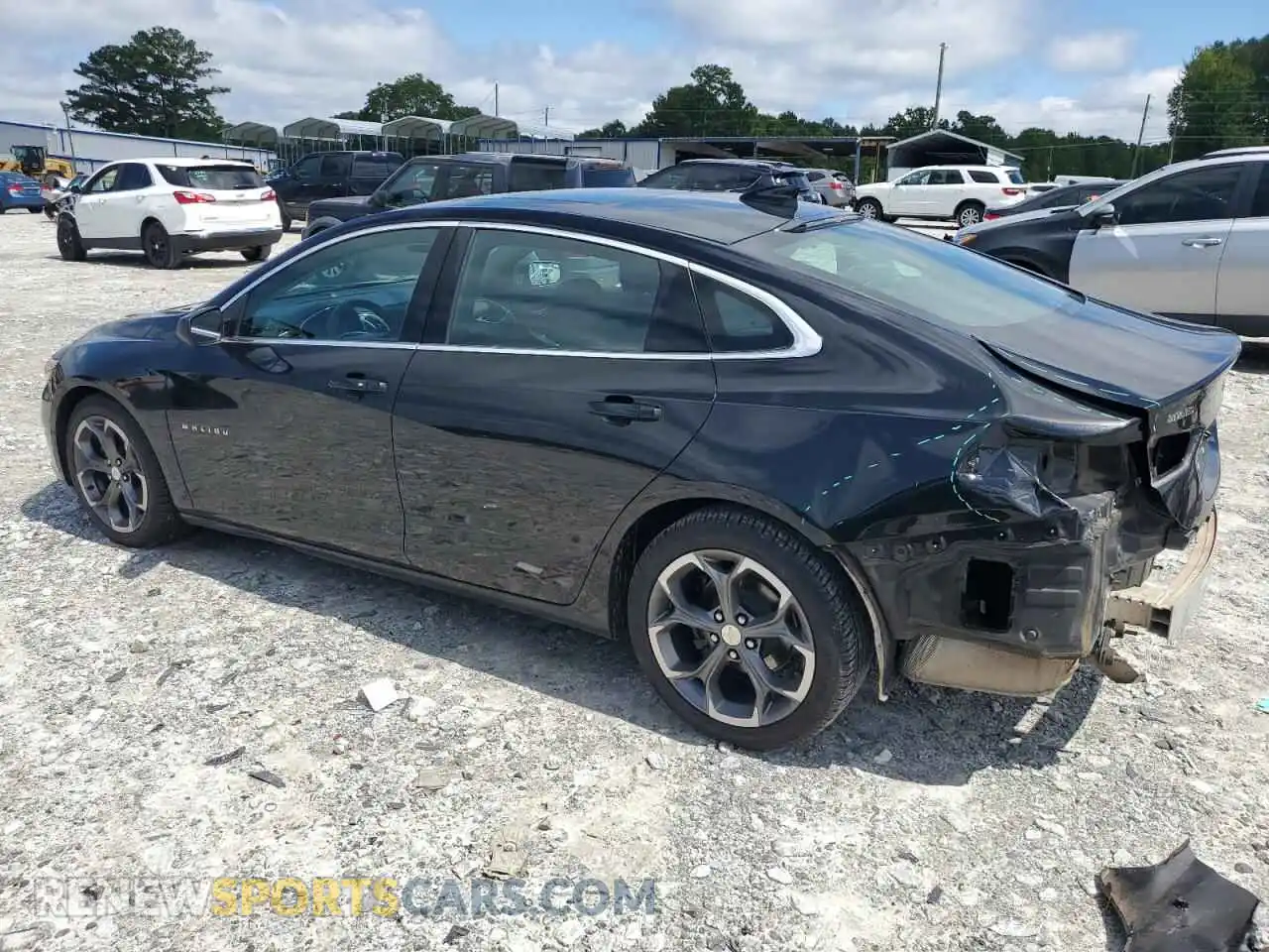 2 Photograph of a damaged car 1G1ZD5ST6MF064152 CHEVROLET MALIBU 2021