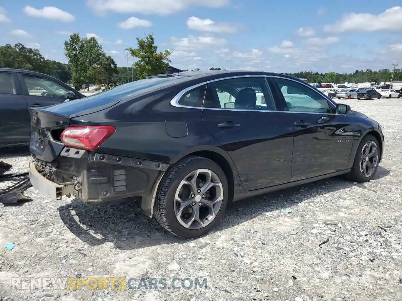 3 Photograph of a damaged car 1G1ZD5ST6MF064152 CHEVROLET MALIBU 2021