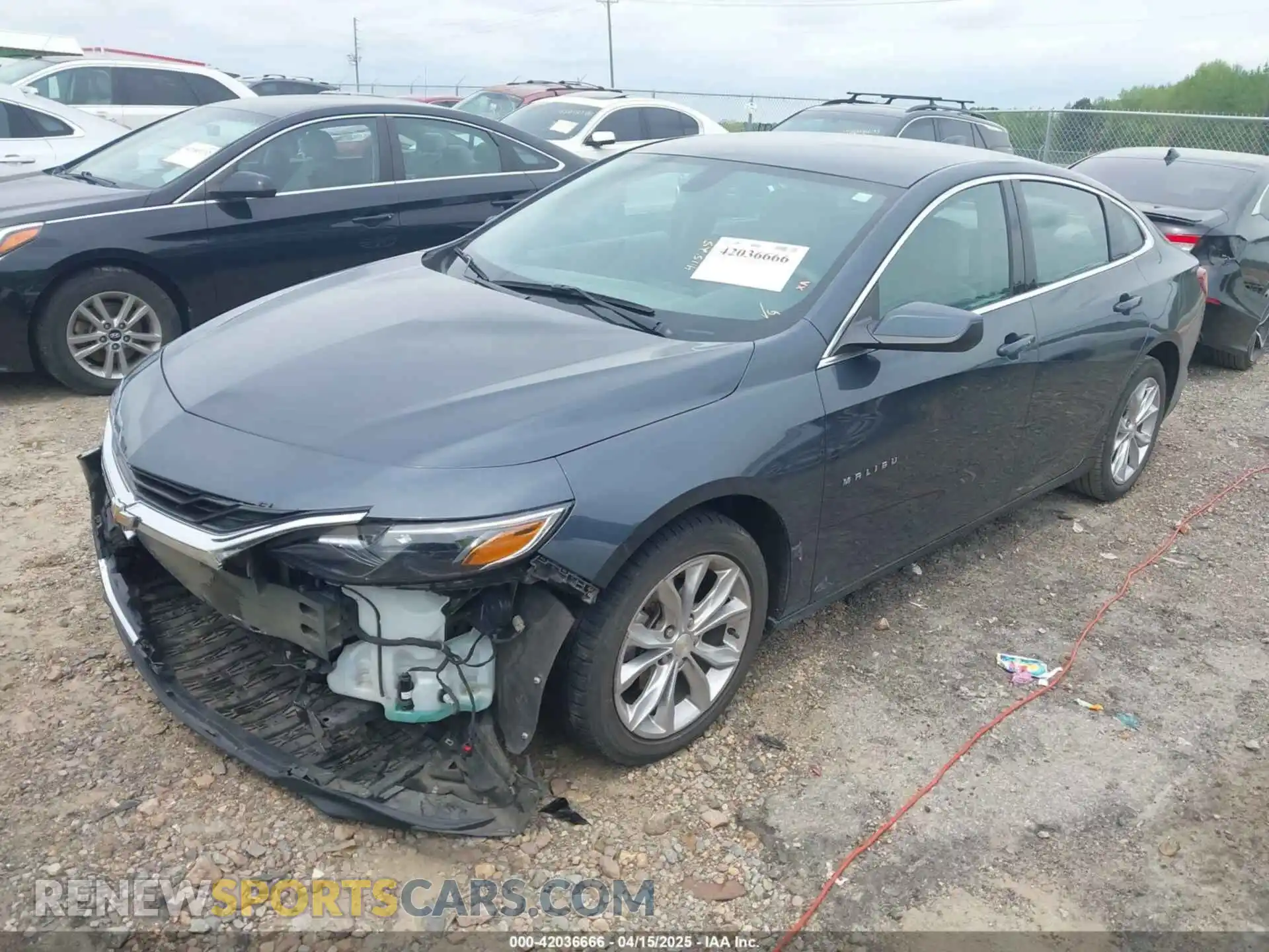 2 Photograph of a damaged car 1G1ZD5ST6MF067231 CHEVROLET MALIBU 2021