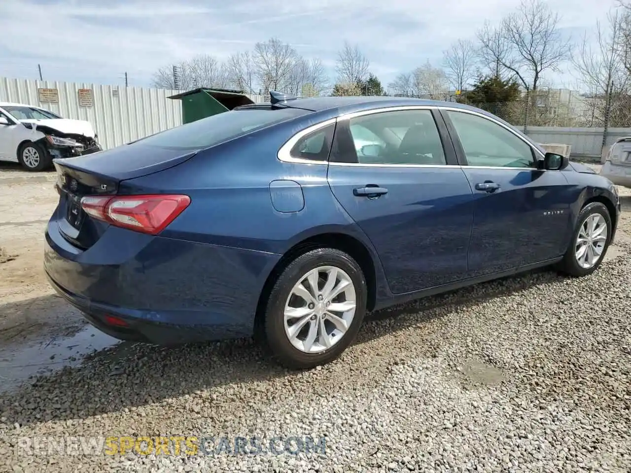 3 Photograph of a damaged car 1G1ZD5ST6MF068587 CHEVROLET MALIBU 2021