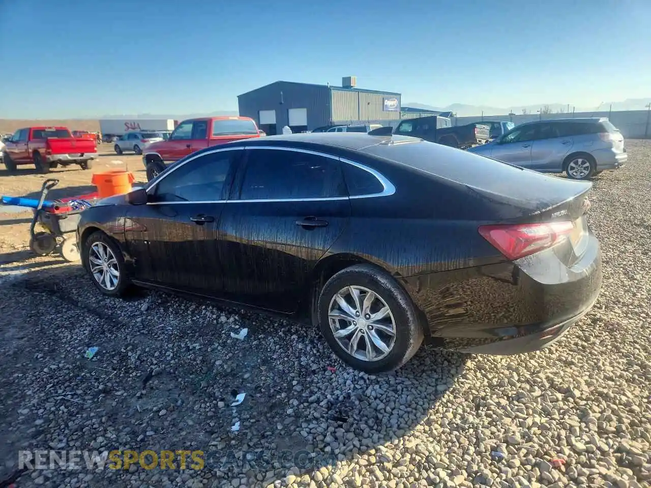 2 Photograph of a damaged car 1G1ZD5ST6MF071747 CHEVROLET MALIBU 2021