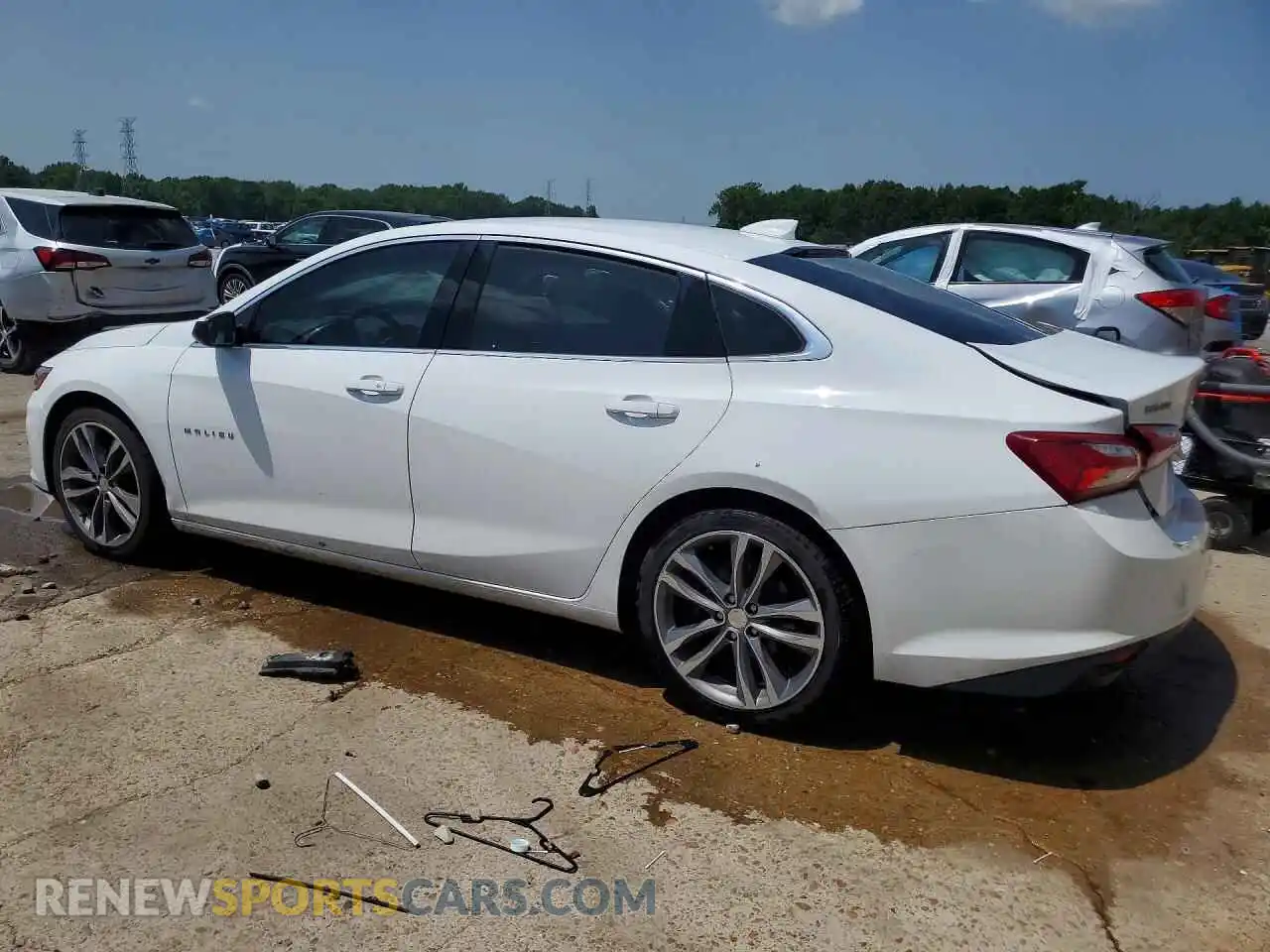 2 Photograph of a damaged car 1G1ZD5ST6MF076933 CHEVROLET MALIBU 2021
