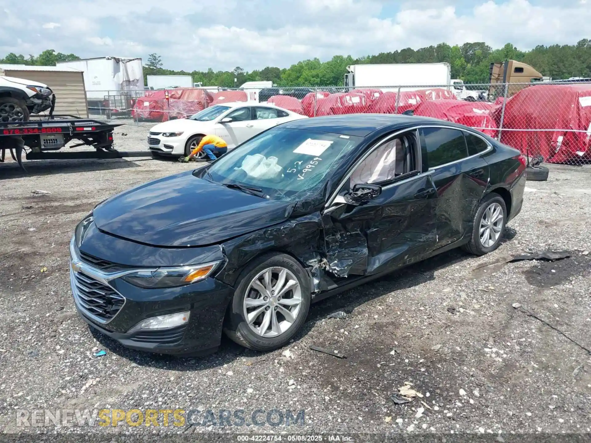 2 Photograph of a damaged car 1G1ZD5ST6MF079959 CHEVROLET MALIBU 2021