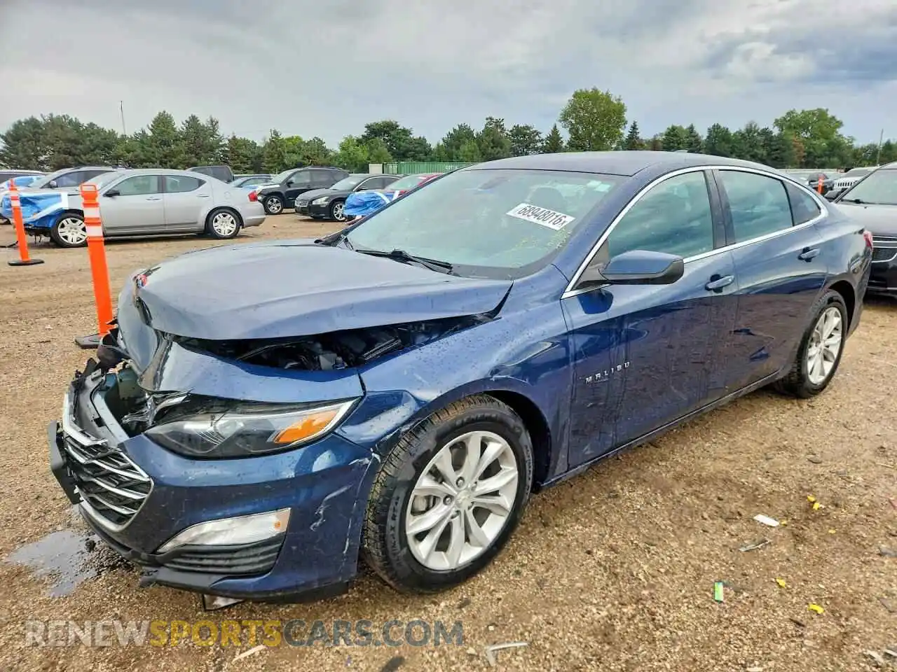 1 fotografías del automóvil dañado 1G1ZD5ST6MF086524 CHEVROLET MALIBU 2021