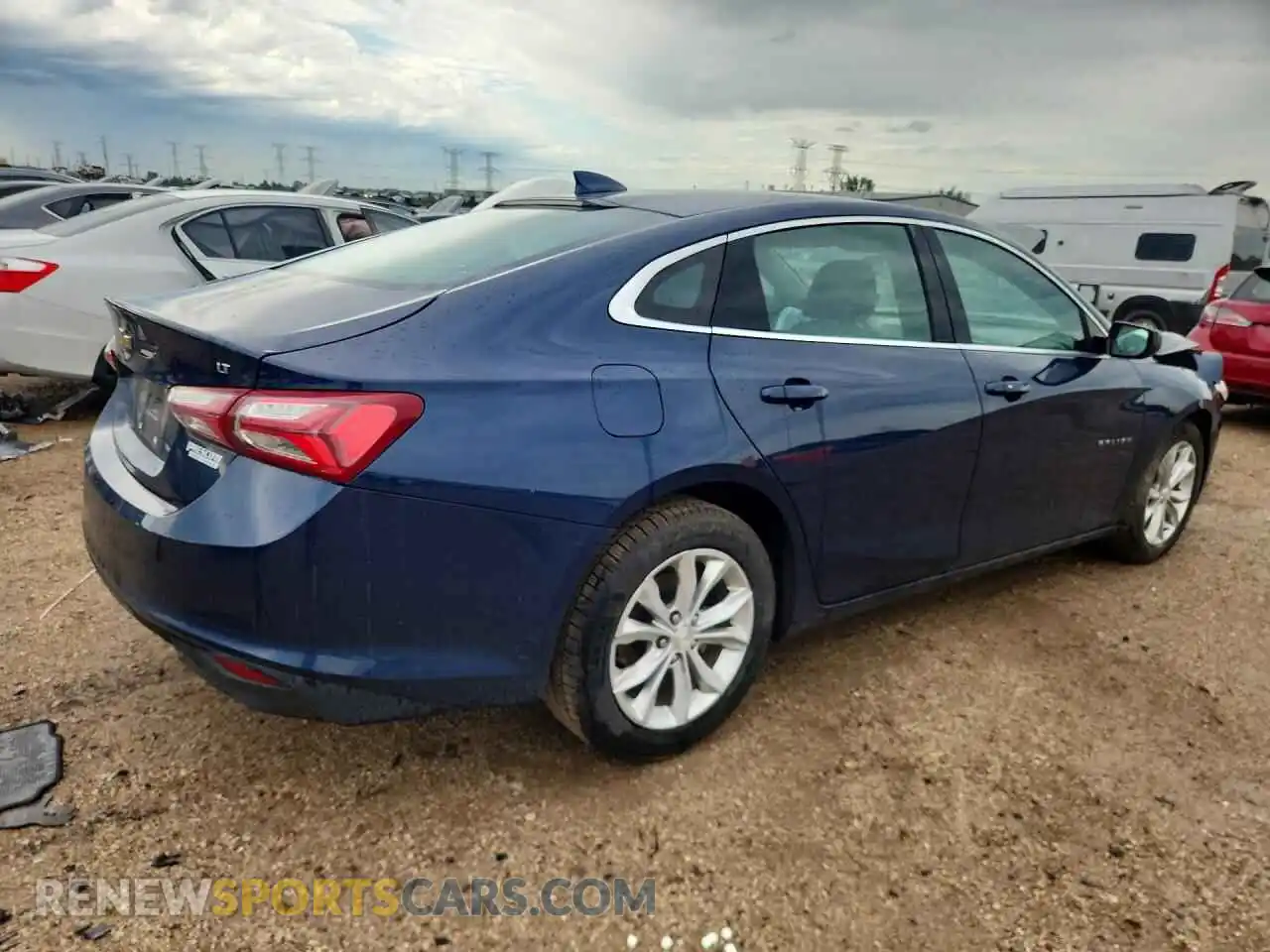 3 fotografías del automóvil dañado 1G1ZD5ST6MF086524 CHEVROLET MALIBU 2021