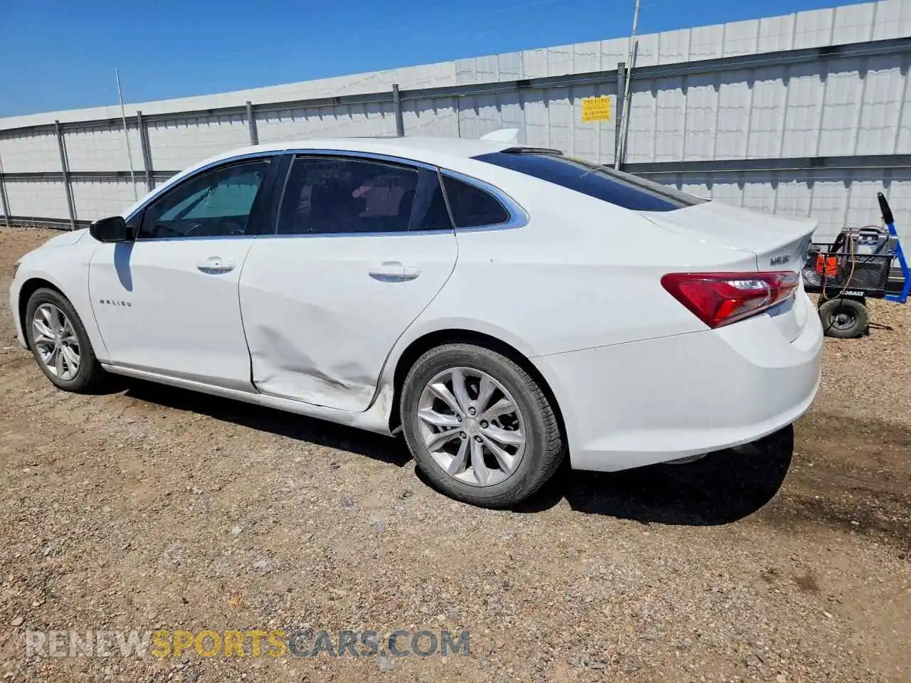 2 Photograph of a damaged car 1G1ZD5ST7MF002565 CHEVROLET MALIBU 2021