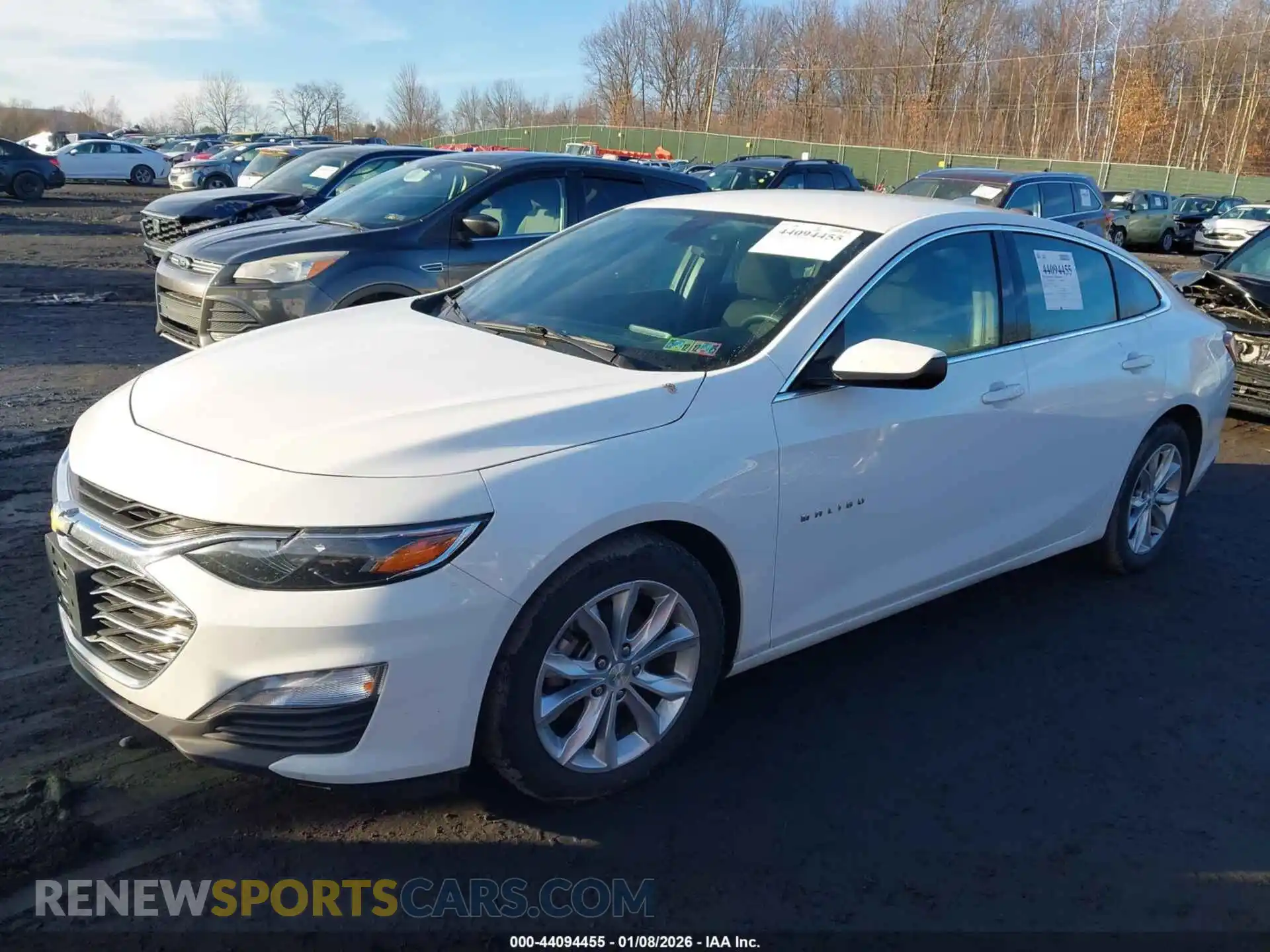 2 Photograph of a damaged car 1G1ZD5ST7MF003473 CHEVROLET MALIBU 2021
