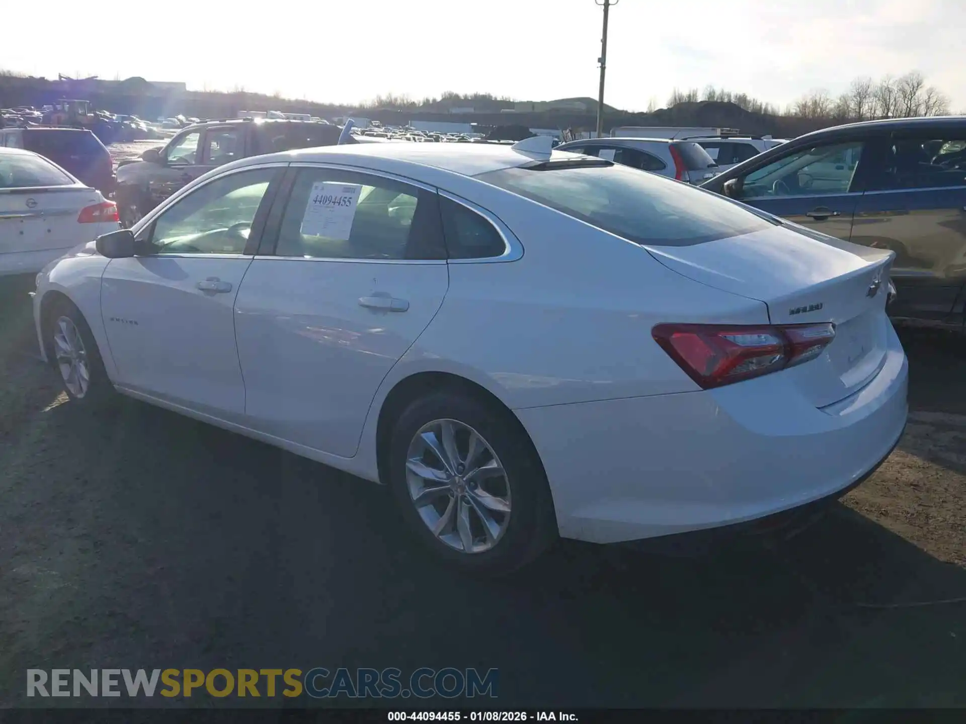 3 Photograph of a damaged car 1G1ZD5ST7MF003473 CHEVROLET MALIBU 2021