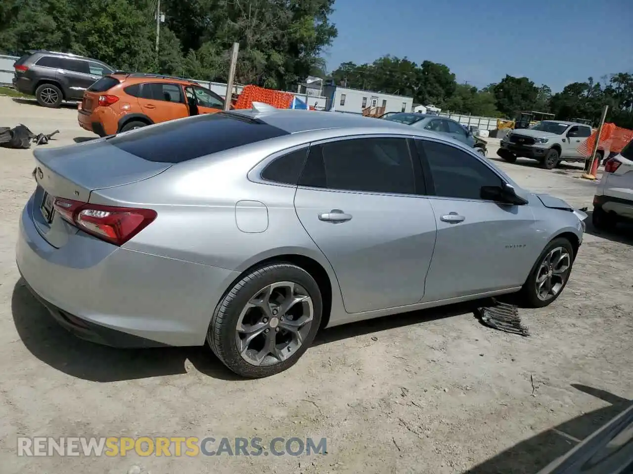 3 Photograph of a damaged car 1G1ZD5ST7MF005840 CHEVROLET MALIBU 2021