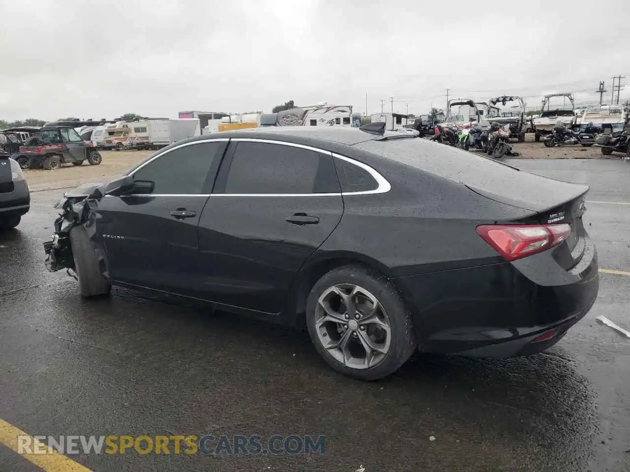 2 Photograph of a damaged car 1G1ZD5ST7MF008897 CHEVROLET MALIBU 2021