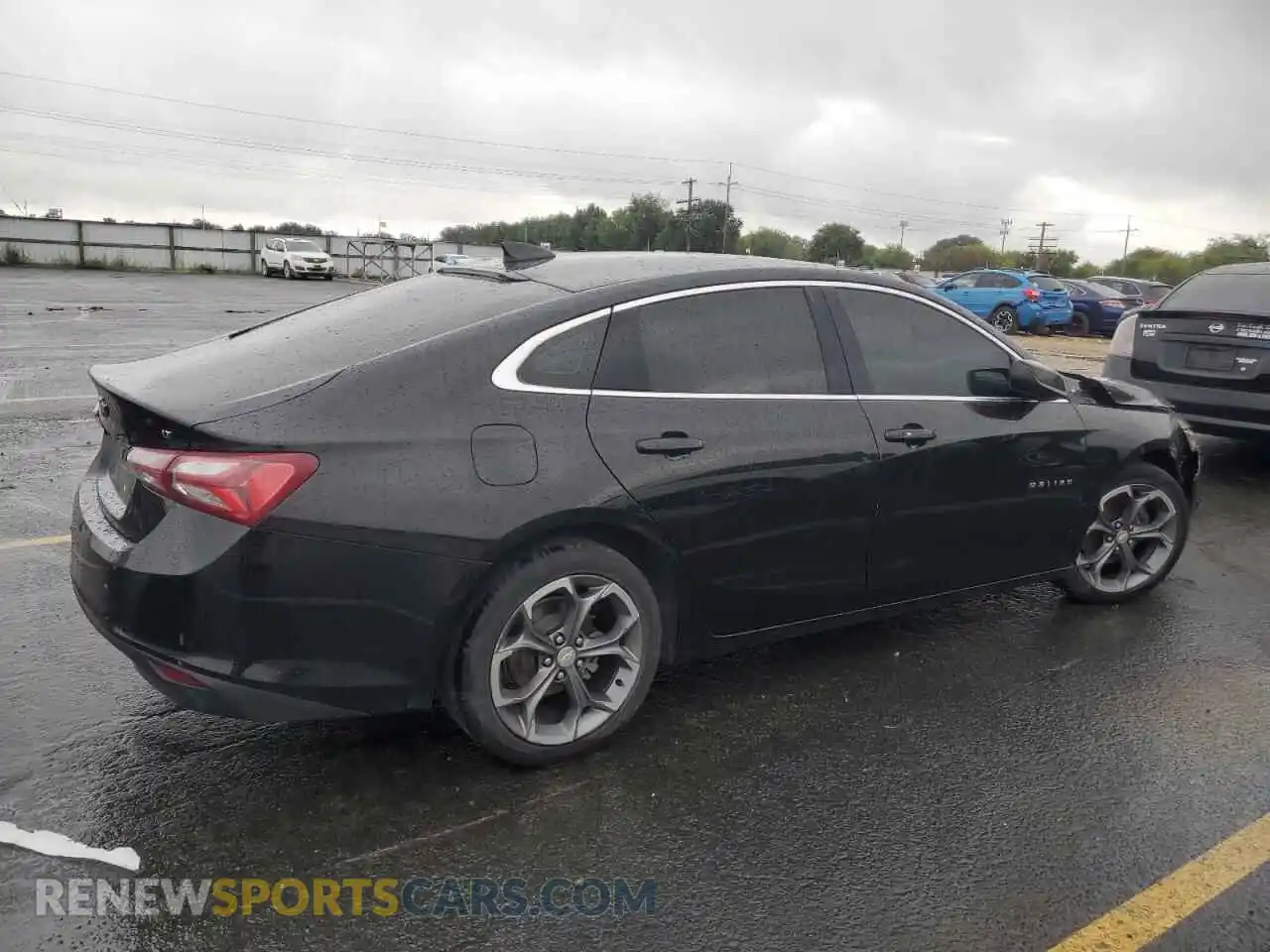3 Photograph of a damaged car 1G1ZD5ST7MF008897 CHEVROLET MALIBU 2021