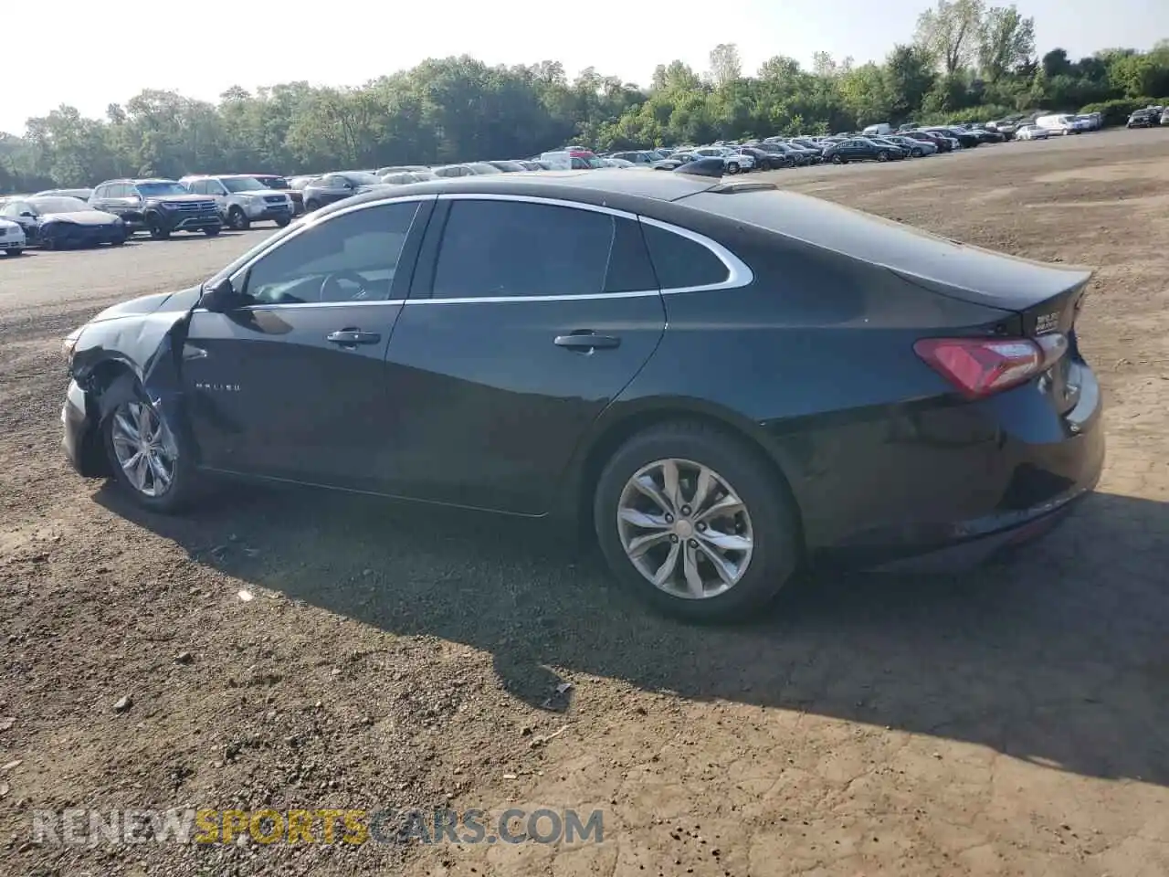 2 Photograph of a damaged car 1G1ZD5ST7MF010553 CHEVROLET MALIBU 2021