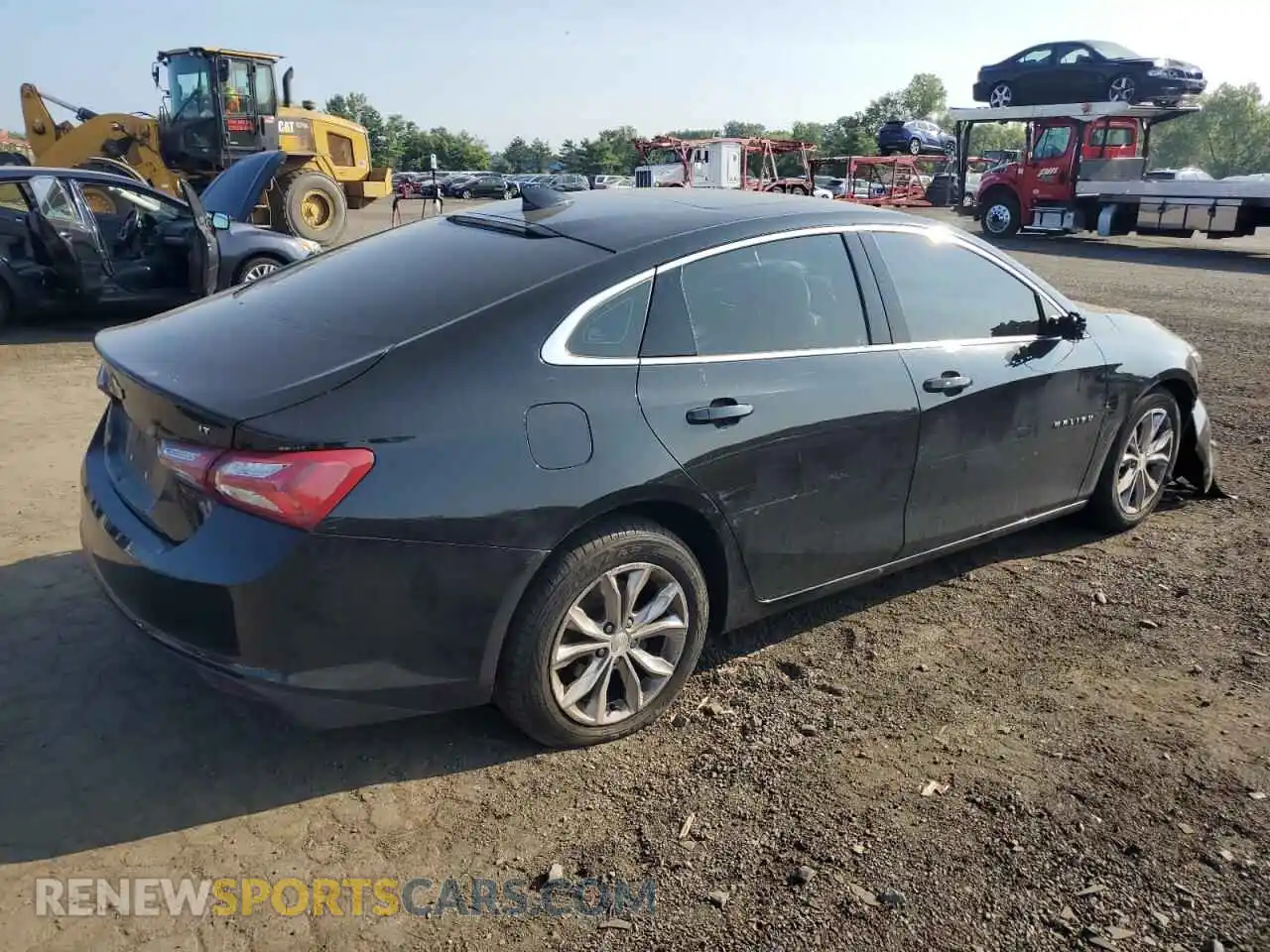 3 Photograph of a damaged car 1G1ZD5ST7MF010553 CHEVROLET MALIBU 2021