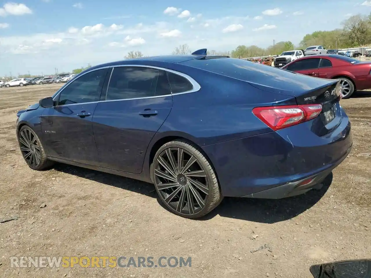 2 Photograph of a damaged car 1G1ZD5ST7MF011248 CHEVROLET MALIBU 2021
