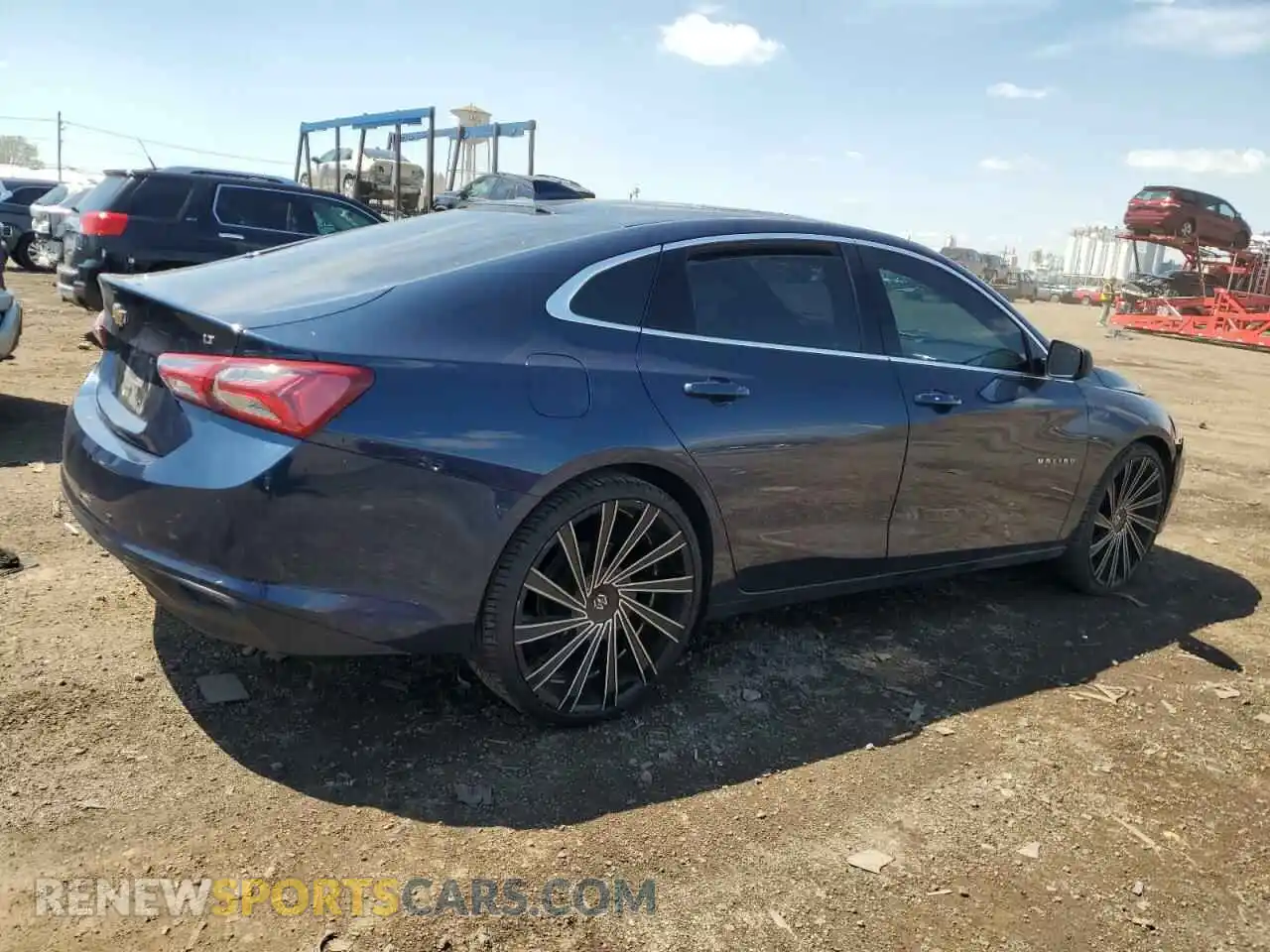 3 Photograph of a damaged car 1G1ZD5ST7MF011248 CHEVROLET MALIBU 2021