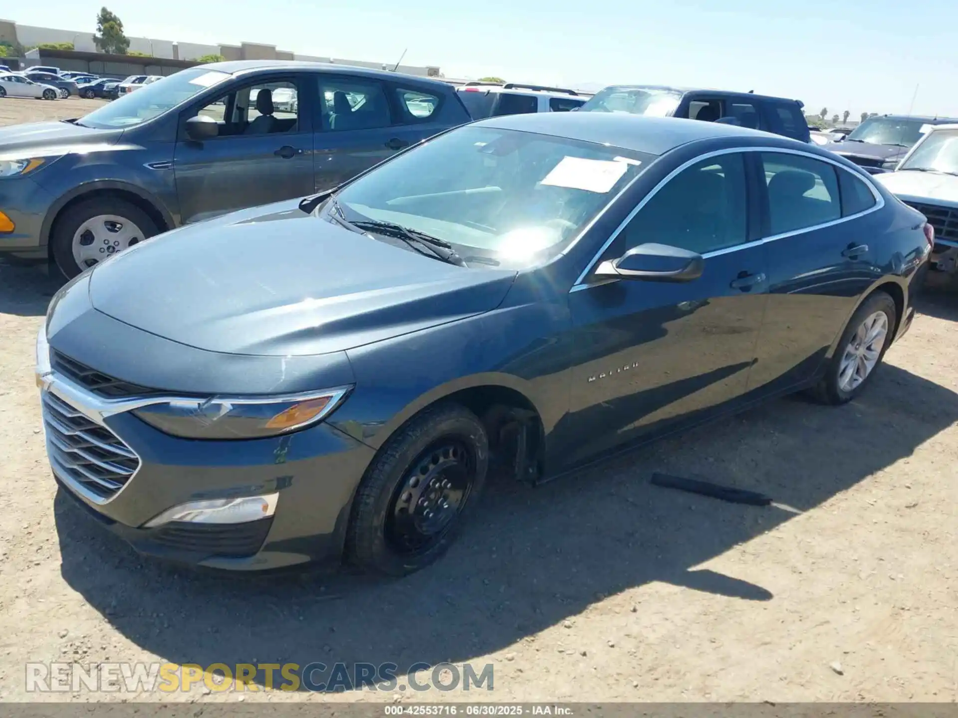2 Photograph of a damaged car 1G1ZD5ST7MF012304 CHEVROLET MALIBU 2021