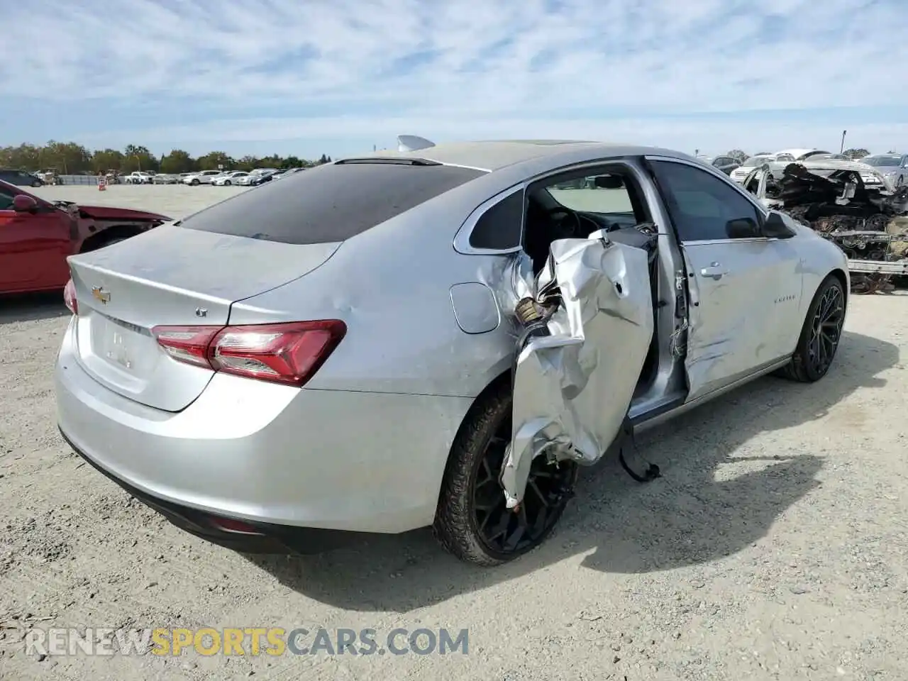 3 Photograph of a damaged car 1G1ZD5ST7MF012786 CHEVROLET MALIBU 2021