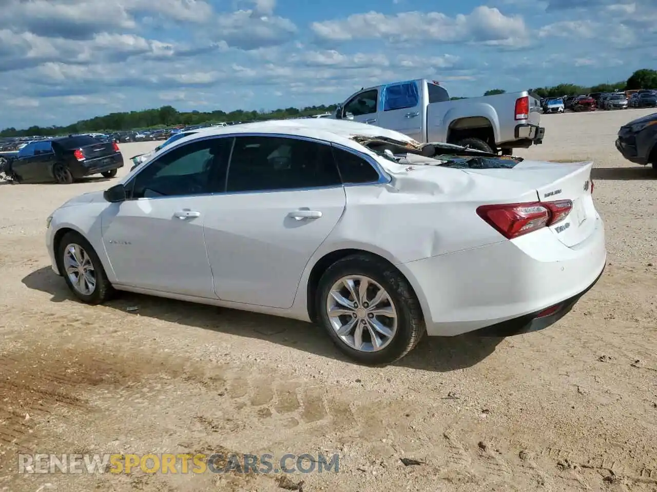 2 fotografías del automóvil dañado 1G1ZD5ST7MF016000 CHEVROLET MALIBU 2021