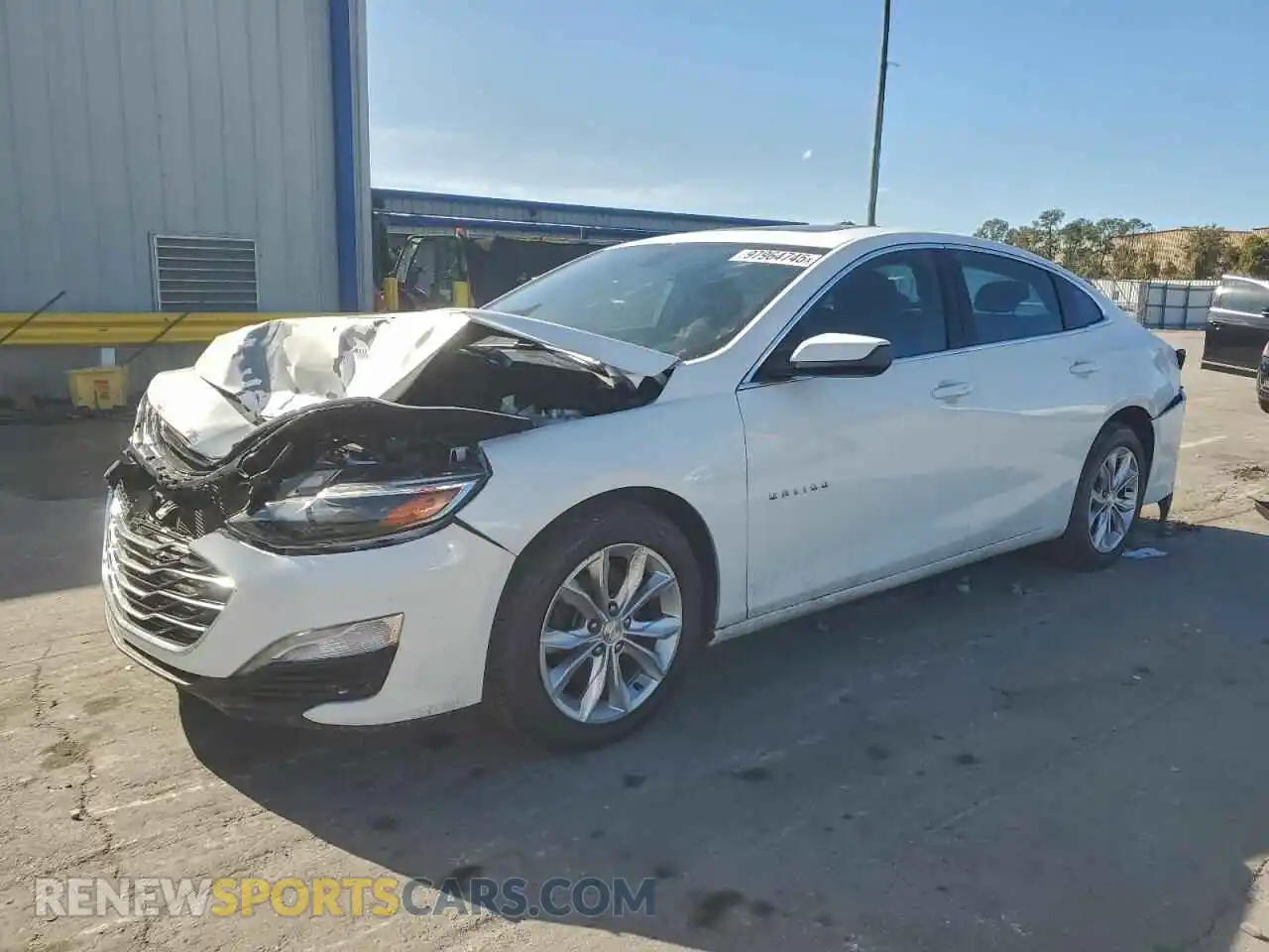 1 Photograph of a damaged car 1G1ZD5ST7MF016370 CHEVROLET MALIBU 2021