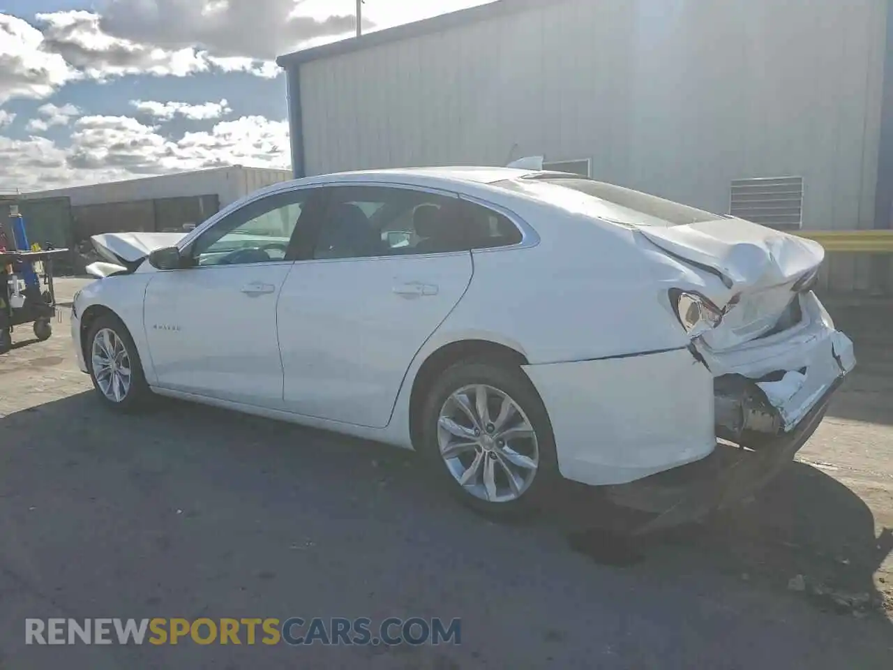 2 Photograph of a damaged car 1G1ZD5ST7MF016370 CHEVROLET MALIBU 2021