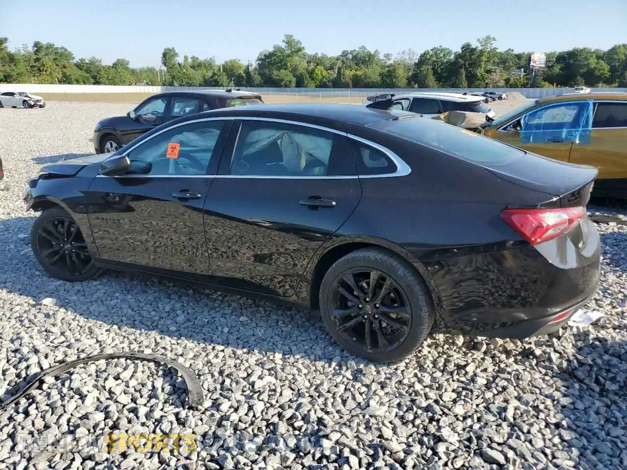 2 Photograph of a damaged car 1G1ZD5ST7MF019351 CHEVROLET MALIBU 2021