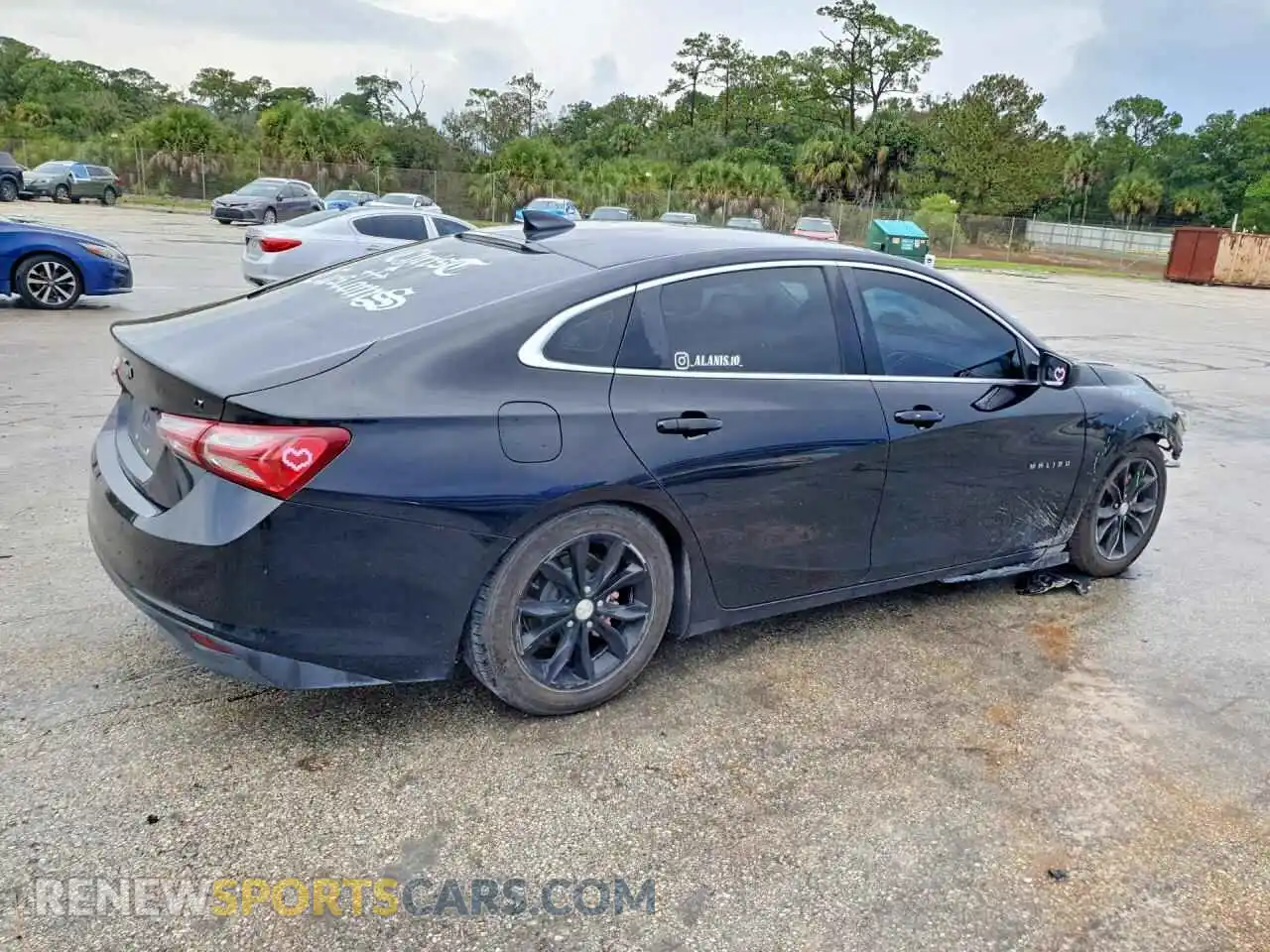 3 fotografías del automóvil dañado 1G1ZD5ST7MF022069 CHEVROLET MALIBU 2021