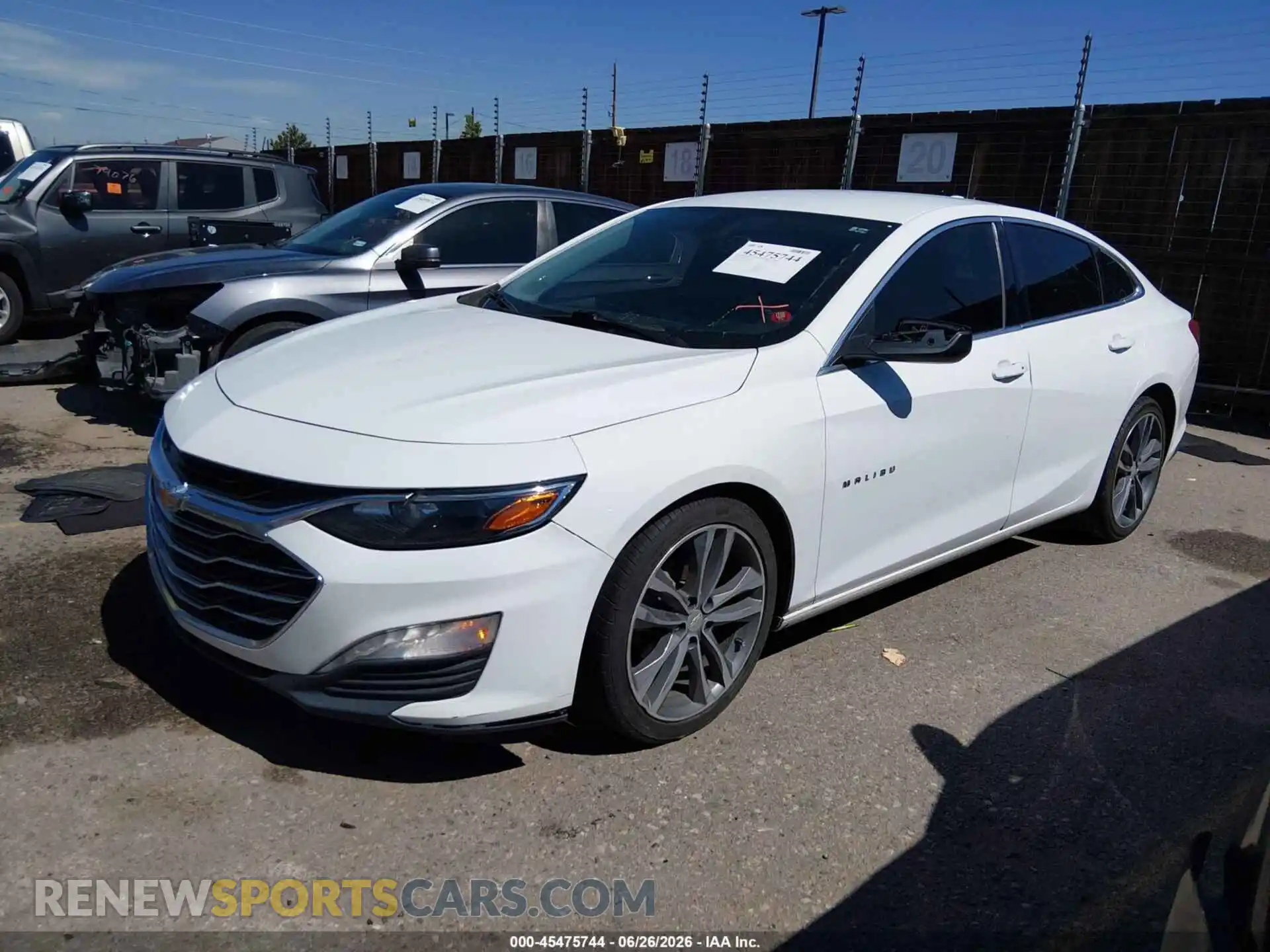2 Фотография поврежденного автомобиля 1G1ZD5ST7MF026963 CHEVROLET MALIBU 2021