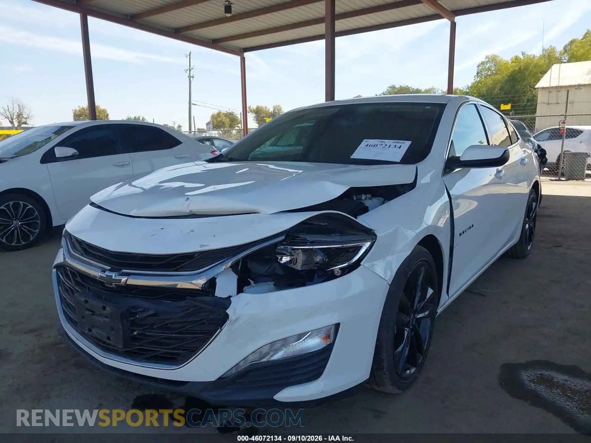 2 Фотография поврежденного автомобиля 1G1ZD5ST7MF045321 CHEVROLET MALIBU 2021