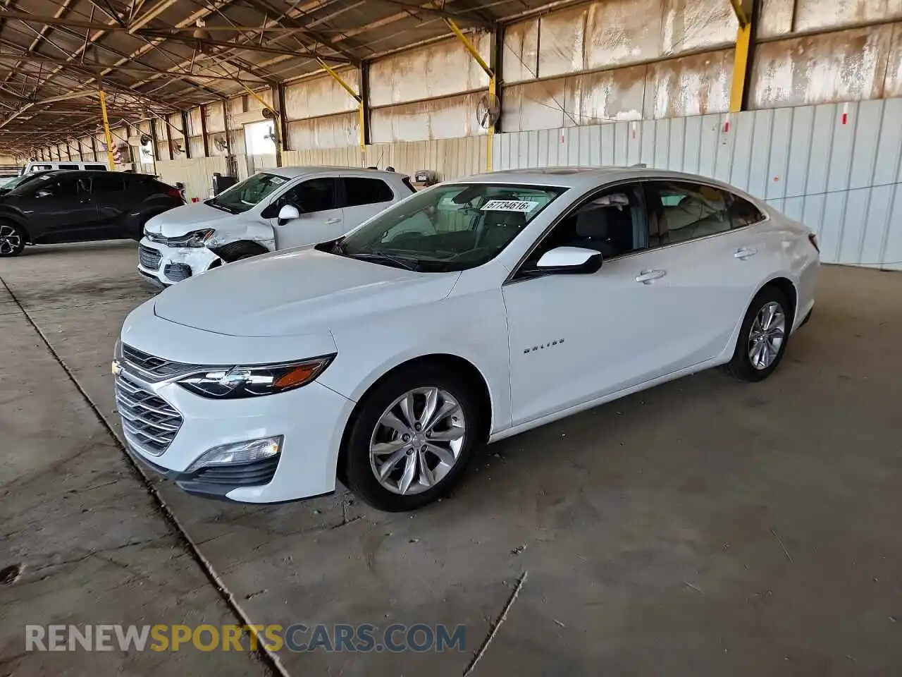 1 Photograph of a damaged car 1G1ZD5ST7MF052009 CHEVROLET MALIBU 2021