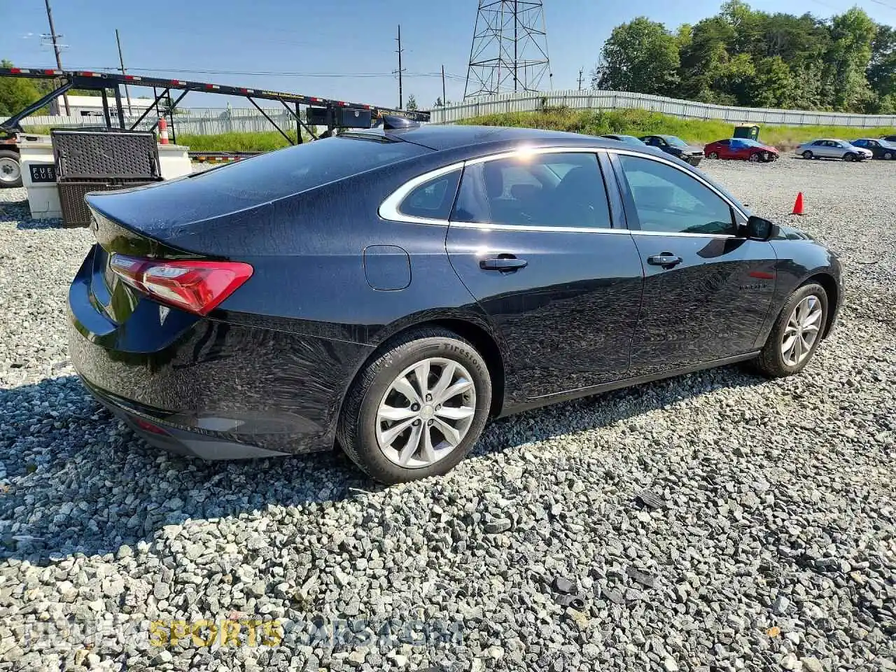 3 Photograph of a damaged car 1G1ZD5ST7MF052379 CHEVROLET MALIBU 2021