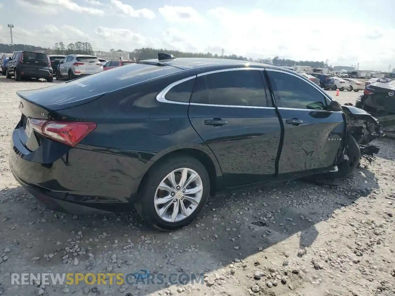 3 Photograph of a damaged car 1G1ZD5ST7MF065312 CHEVROLET MALIBU 2021