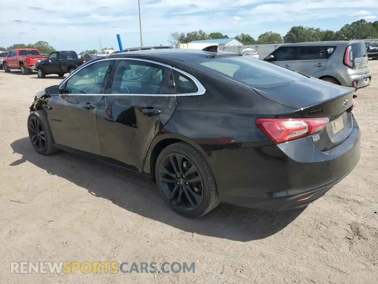 2 Photograph of a damaged car 1G1ZD5ST7MF067447 CHEVROLET MALIBU 2021