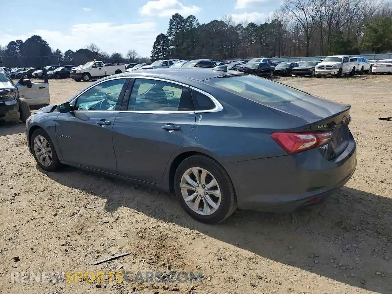 2 Photograph of a damaged car 1G1ZD5ST7MF070008 CHEVROLET MALIBU 2021