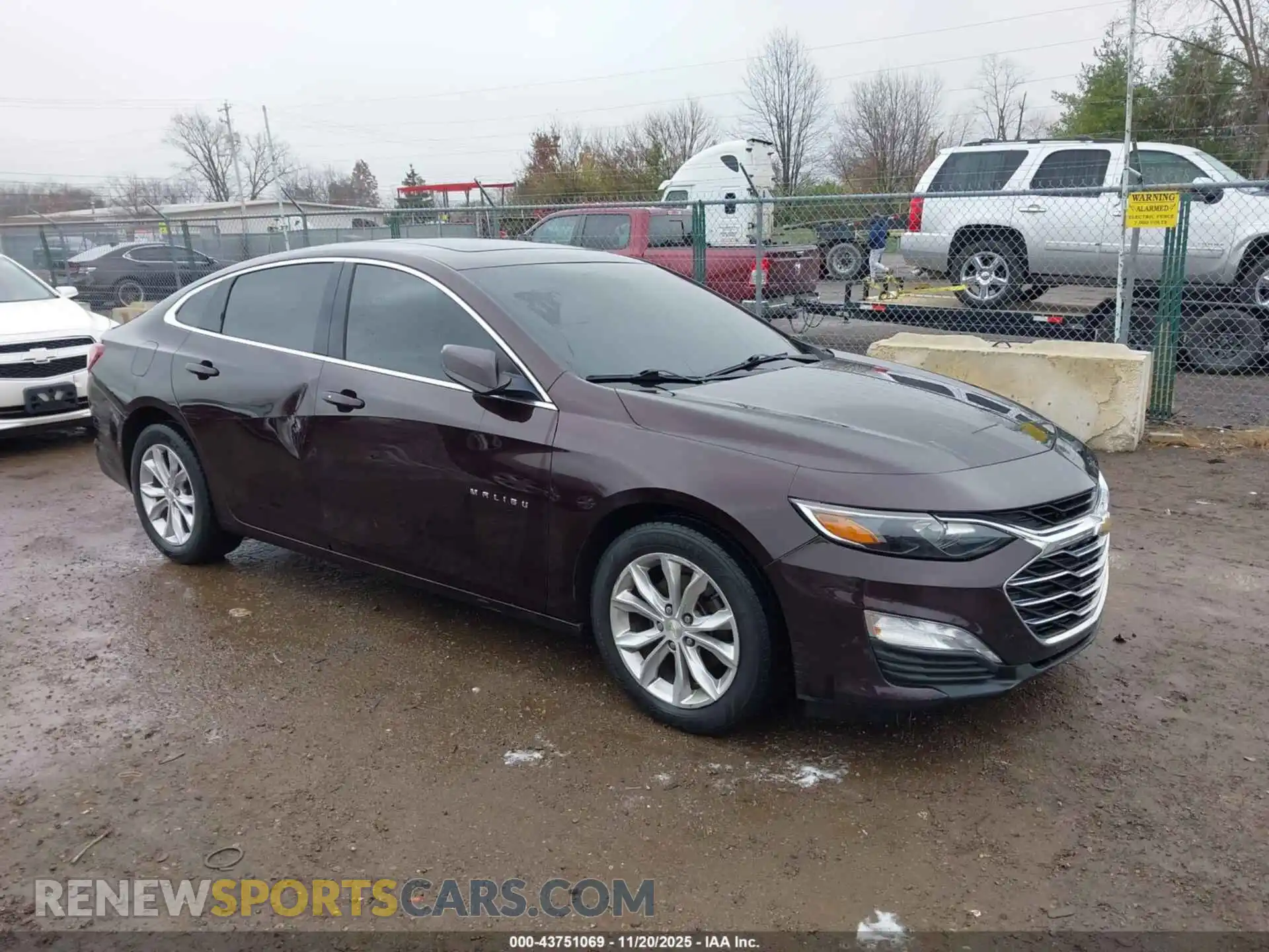 1 fotografías del automóvil dañado 1G1ZD5ST7MF077637 CHEVROLET MALIBU 2021