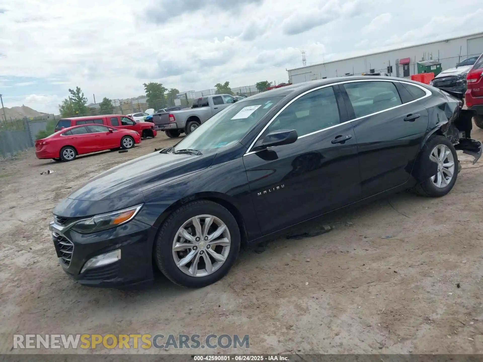 2 Photograph of a damaged car 1G1ZD5ST8MF004972 CHEVROLET MALIBU 2021