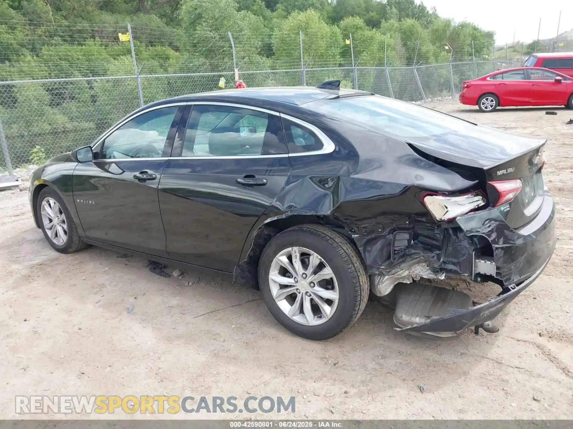 3 Photograph of a damaged car 1G1ZD5ST8MF004972 CHEVROLET MALIBU 2021