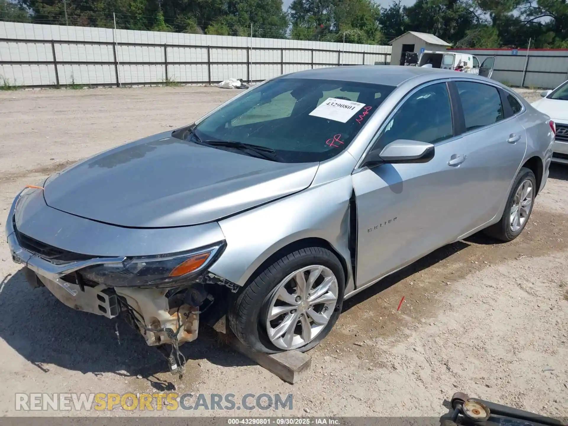 2 Photograph of a damaged car 1G1ZD5ST8MF007547 CHEVROLET MALIBU 2021