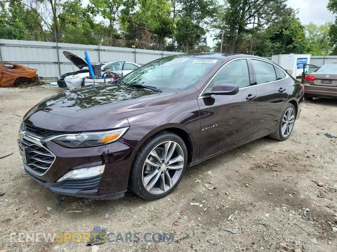 1 Photograph of a damaged car 1G1ZD5ST8MF008049 CHEVROLET MALIBU 2021