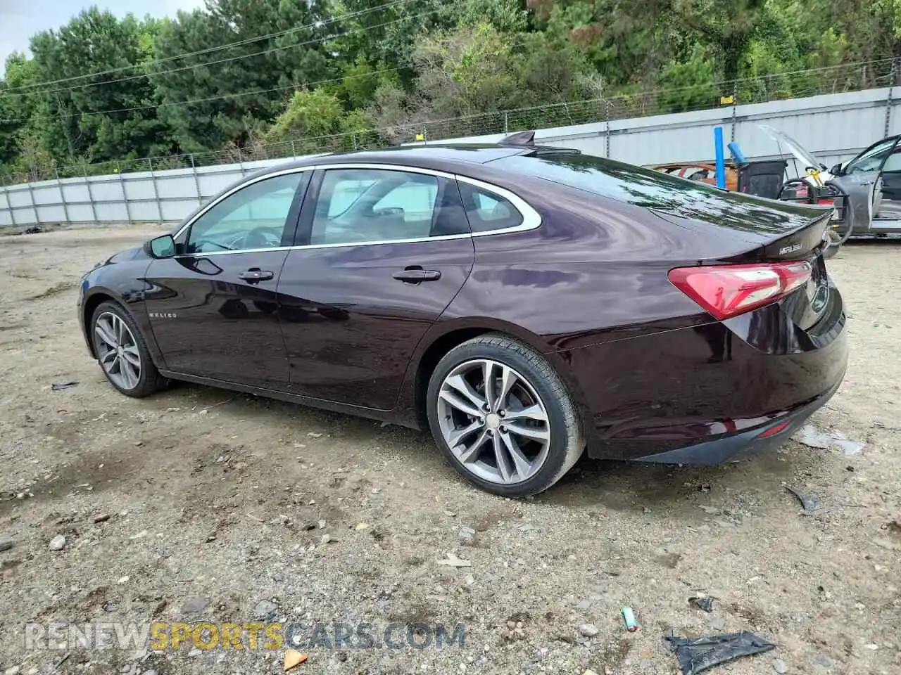 2 Photograph of a damaged car 1G1ZD5ST8MF008049 CHEVROLET MALIBU 2021
