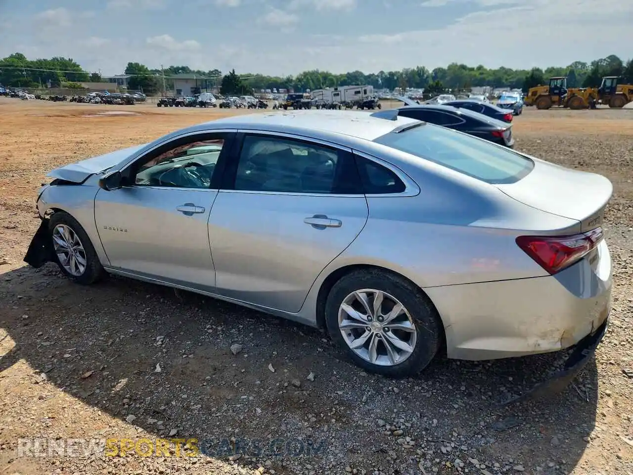 2 Photograph of a damaged car 1G1ZD5ST8MF013154 CHEVROLET MALIBU 2021