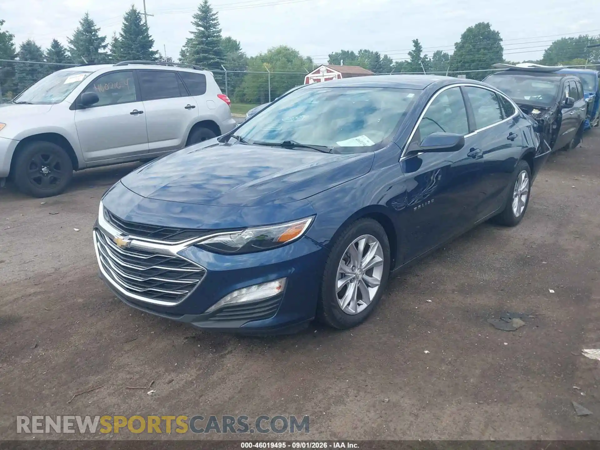 2 Фотография поврежденного автомобиля 1G1ZD5ST8MF013235 CHEVROLET MALIBU 2021