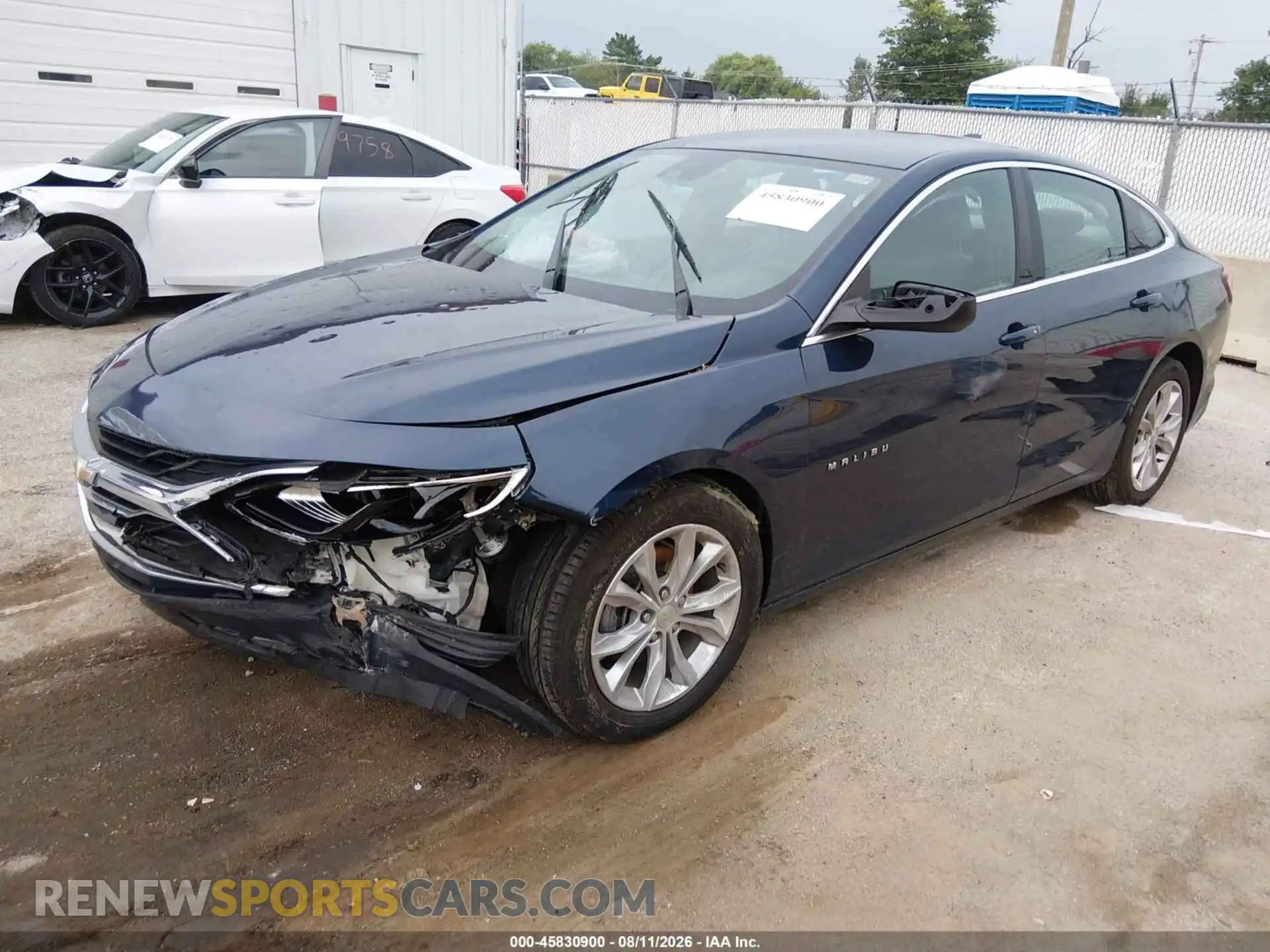 2 fotografías del automóvil dañado 1G1ZD5ST8MF014143 CHEVROLET MALIBU 2021