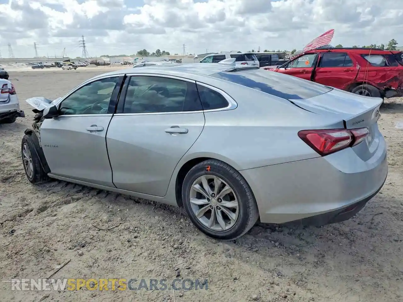 2 Фотография поврежденного автомобиля 1G1ZD5ST8MF028169 CHEVROLET MALIBU 2021