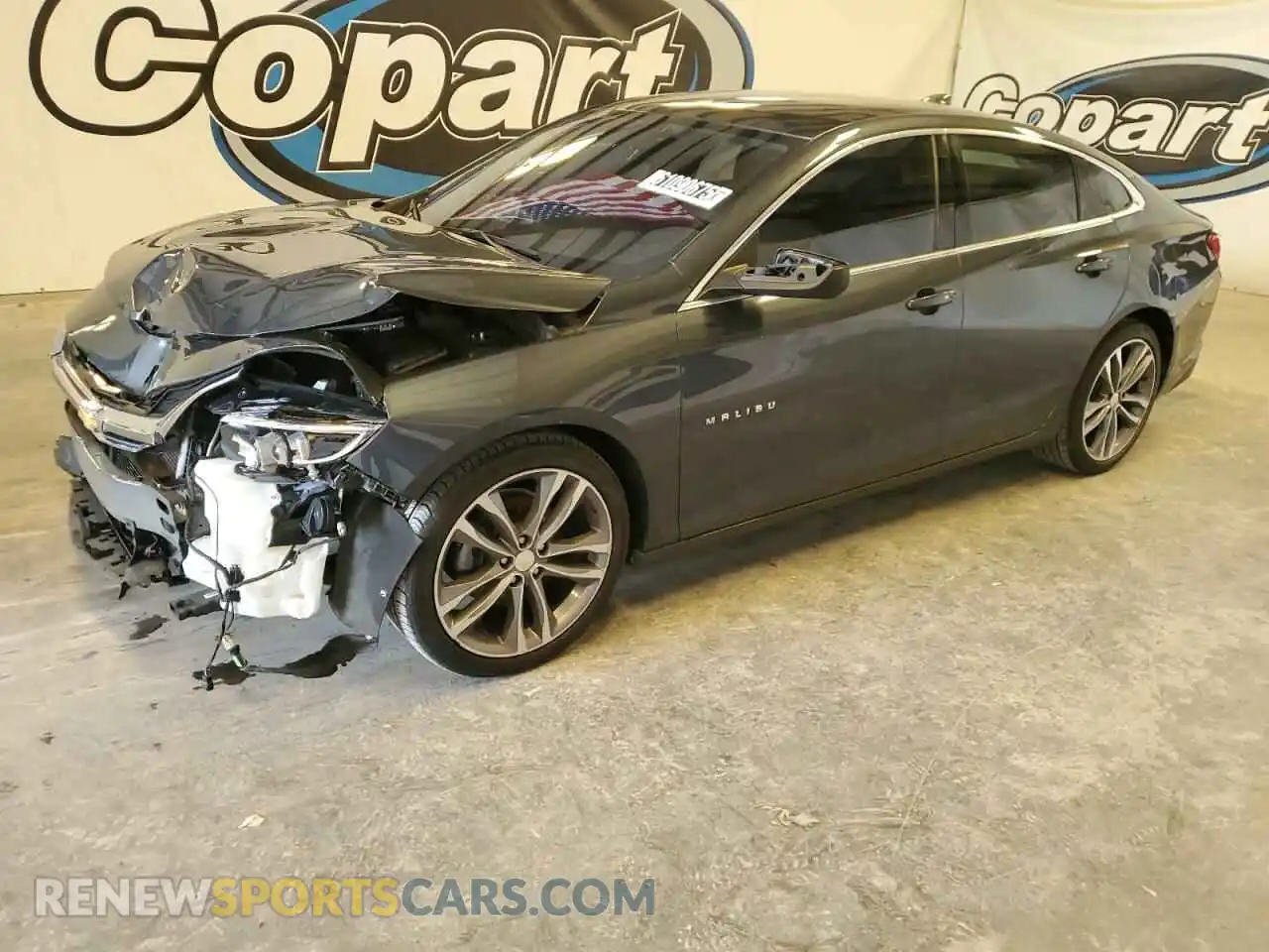 1 Photograph of a damaged car 1G1ZD5ST8MF034036 CHEVROLET MALIBU 2021