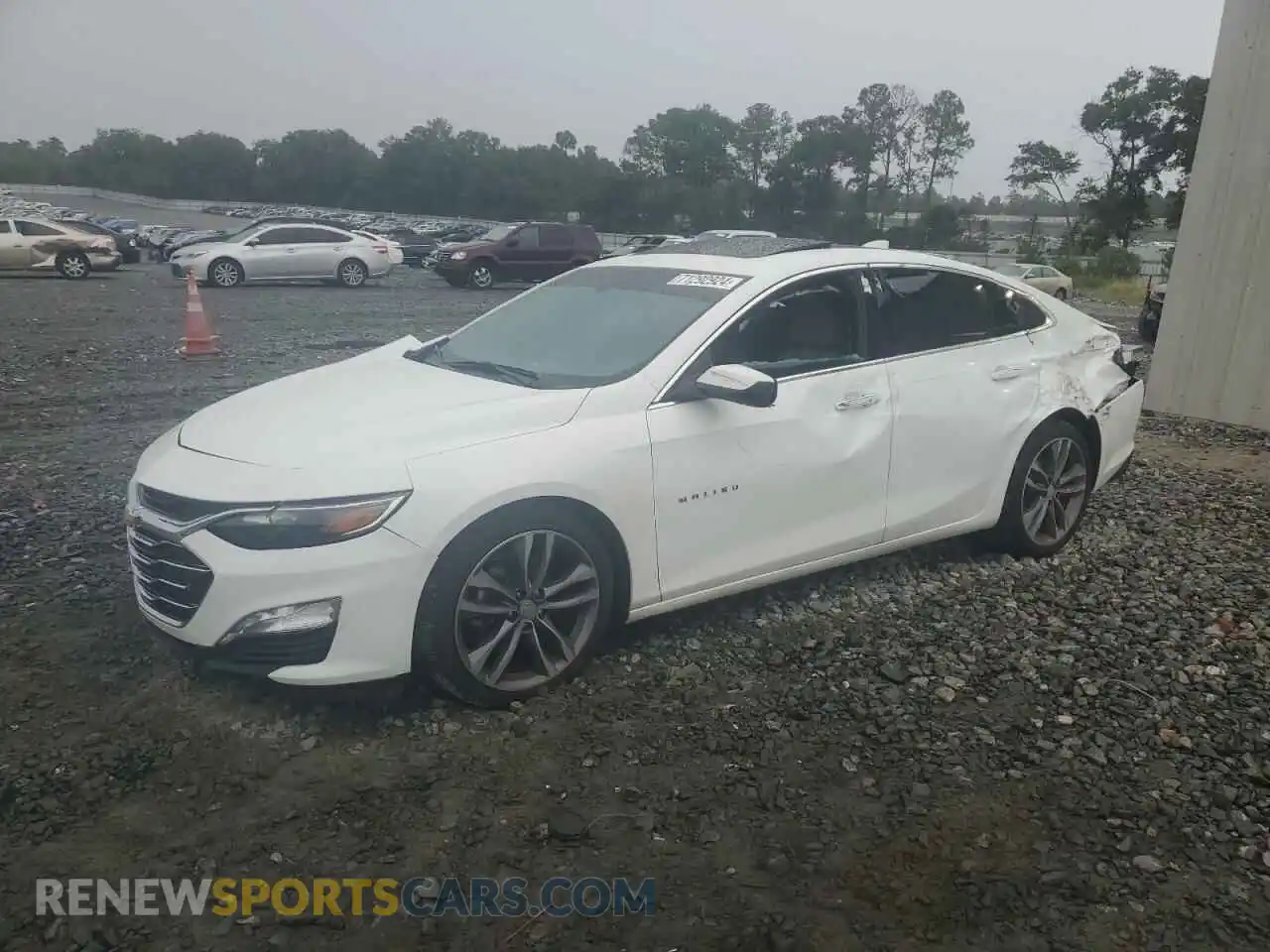 1 Photograph of a damaged car 1G1ZD5ST8MF035302 CHEVROLET MALIBU 2021