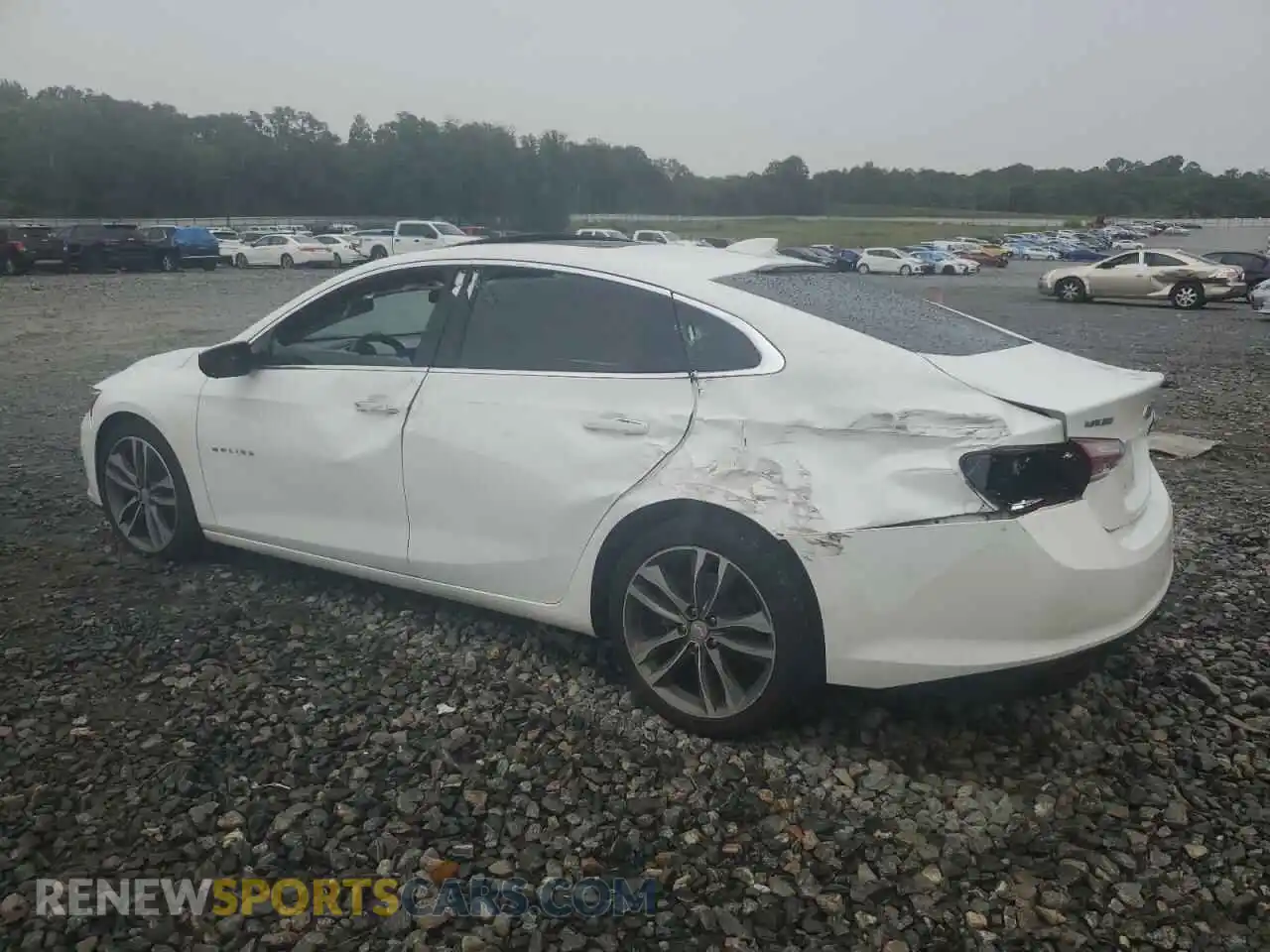 2 Photograph of a damaged car 1G1ZD5ST8MF035302 CHEVROLET MALIBU 2021